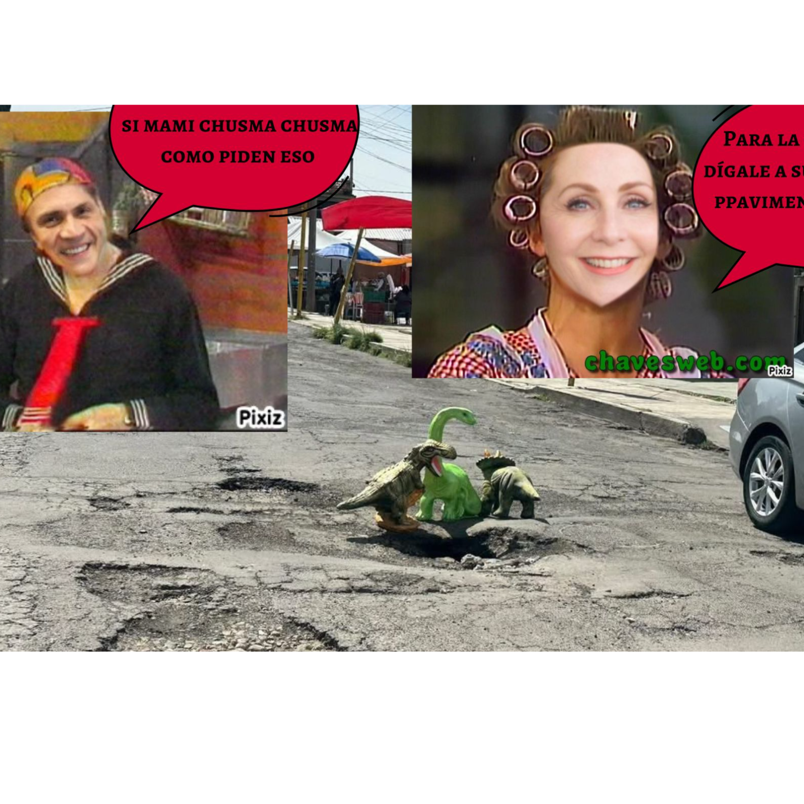 Kiko, Doña Florinda y los Baches Jurásicos de Tlaxcala”