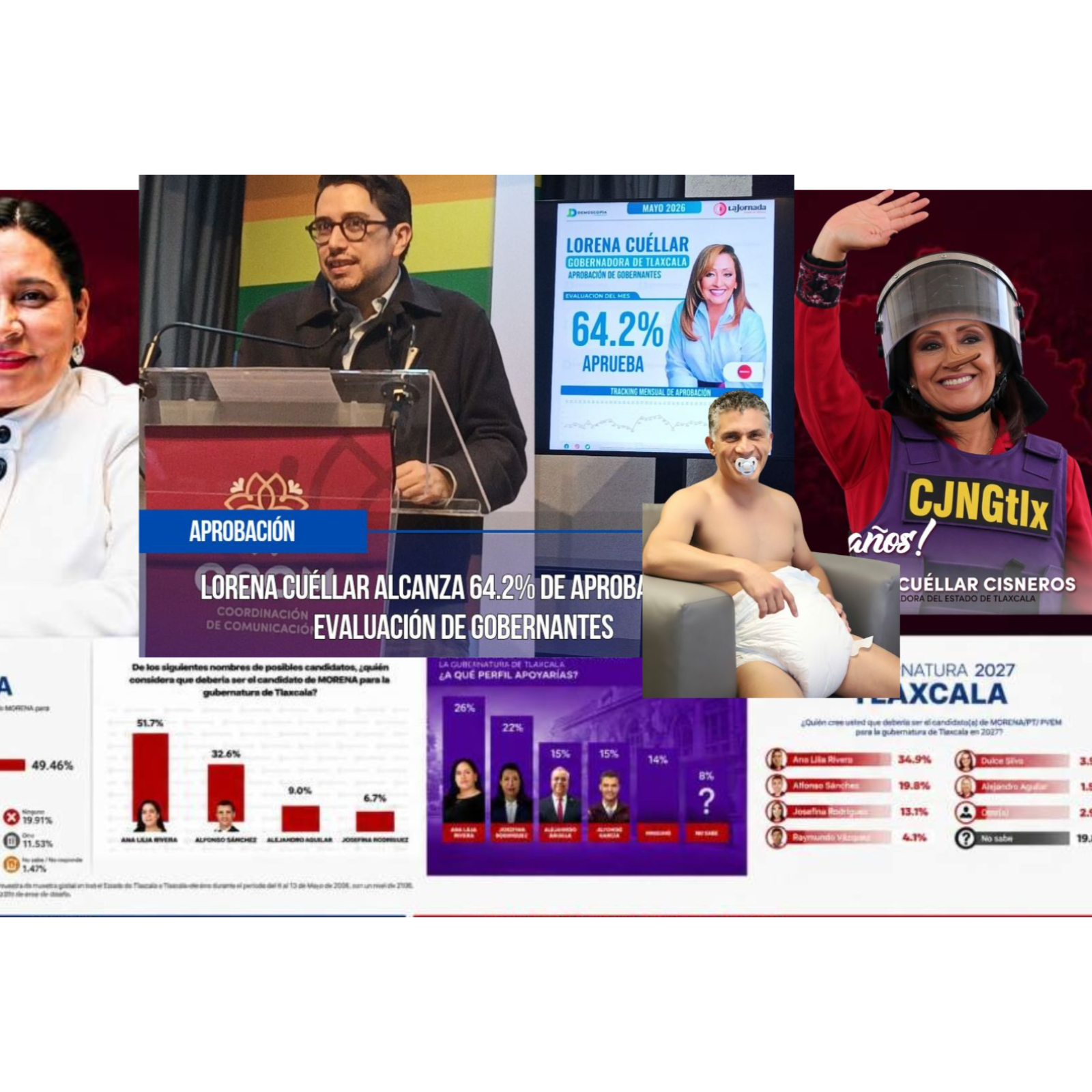 YA SIÉNTESE, SEÑORA! EL VOCERO QUE QUIERE SER PRESIDENTA DEL CLUB DE FANS DE LAS ENCUESTAS FELICES