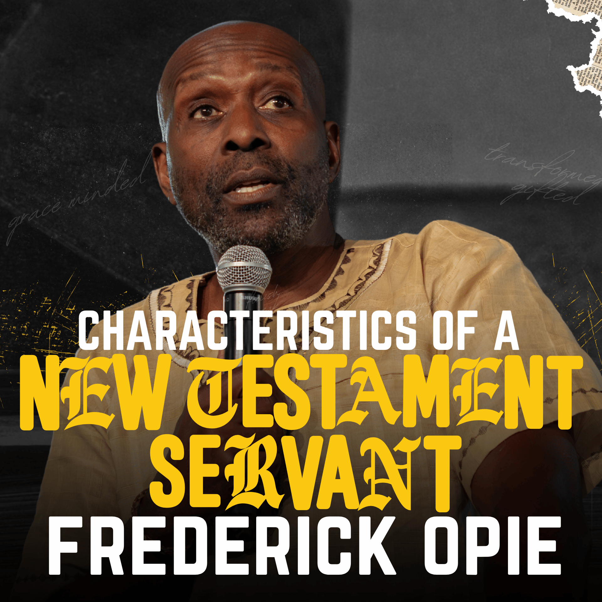 Characteristics of a New Testament Servant | Deacon (Dr.) Frederick Opie