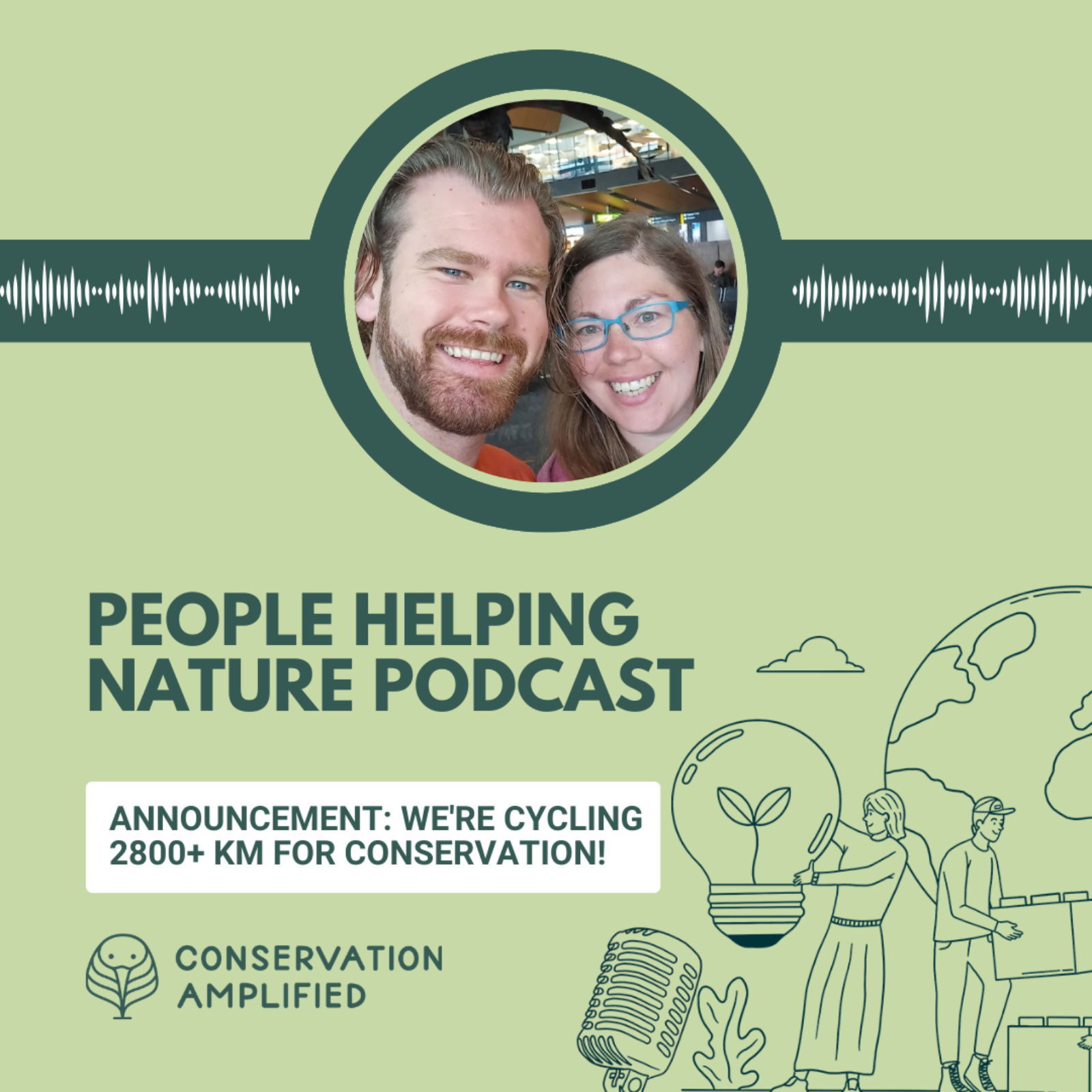 Announcement: We’re Cycling 2800+ km for Conservation!