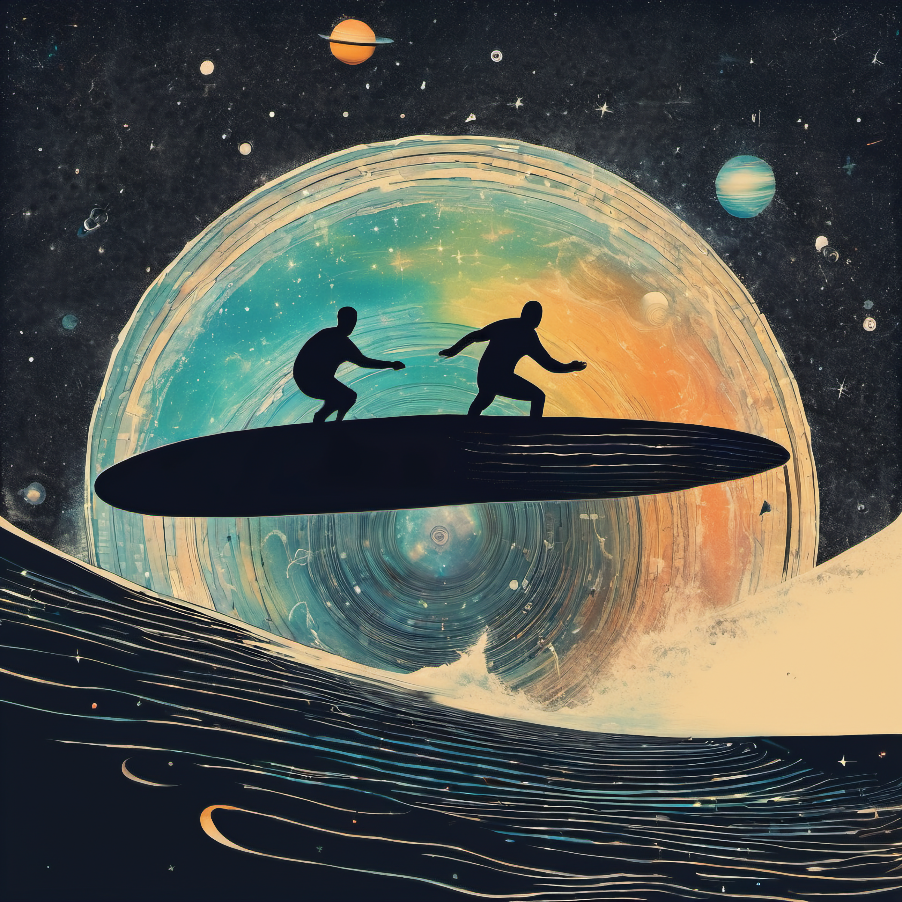 Per Album durch die Galaxis