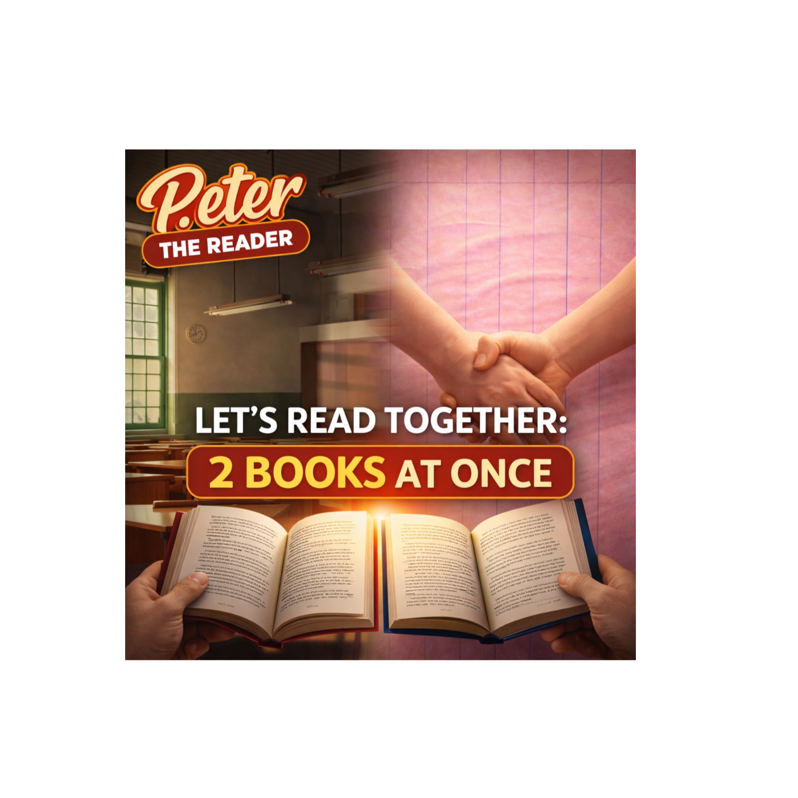 Let's Read Together: 2 Books at Once: Continuing to read THEY CAME FOR THE SCHOOLS and ONE DAY I'LL GROW UP AND BE A BEAUTIFUL WOMEN episode artwork