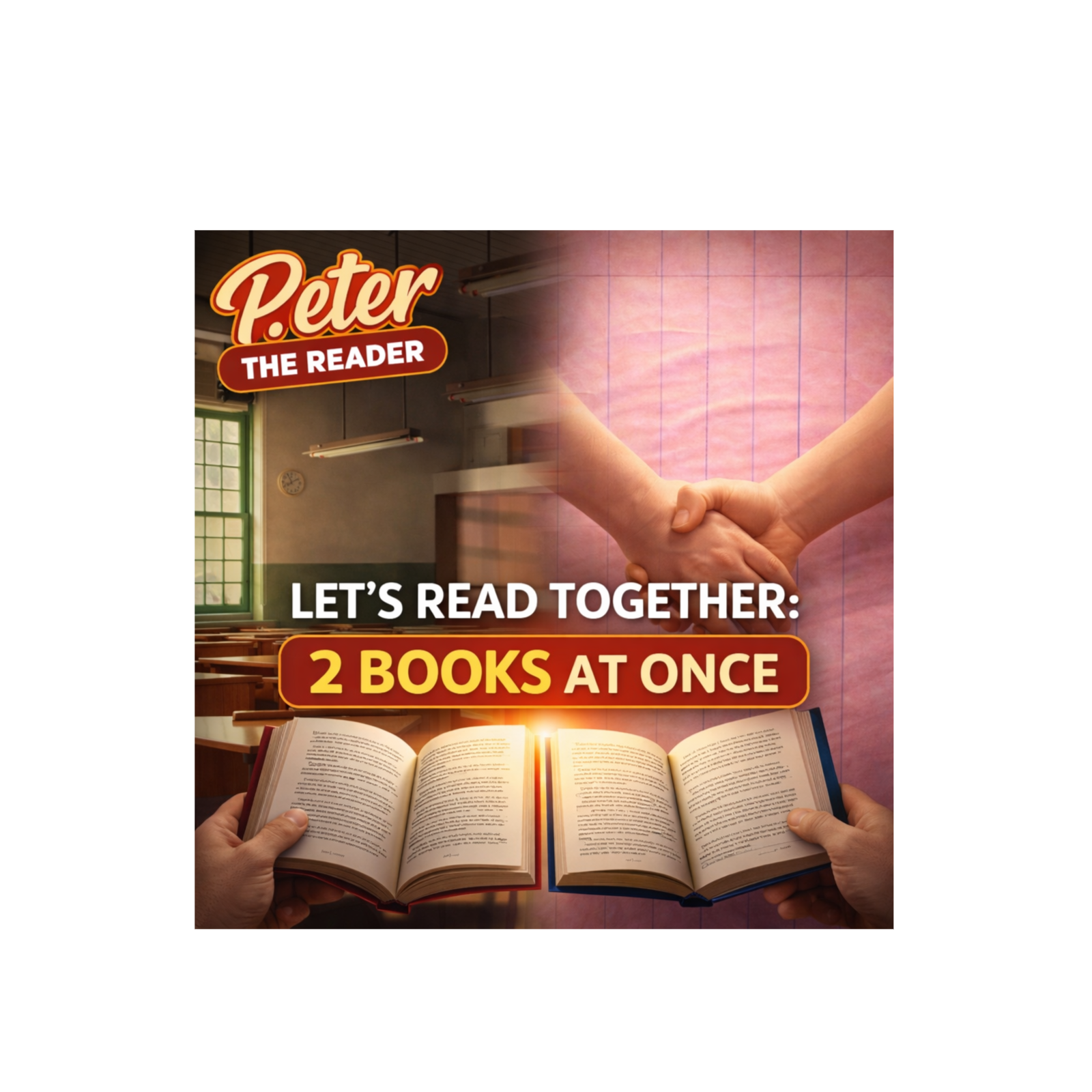 Let's Read Together: 2 Books at Once: Continuing to read THEY CAME FOR THE SCHOOLS and ONE DAY I'LL GROW UP AND BE A BEAUTIFUL WOMEN episode artwork