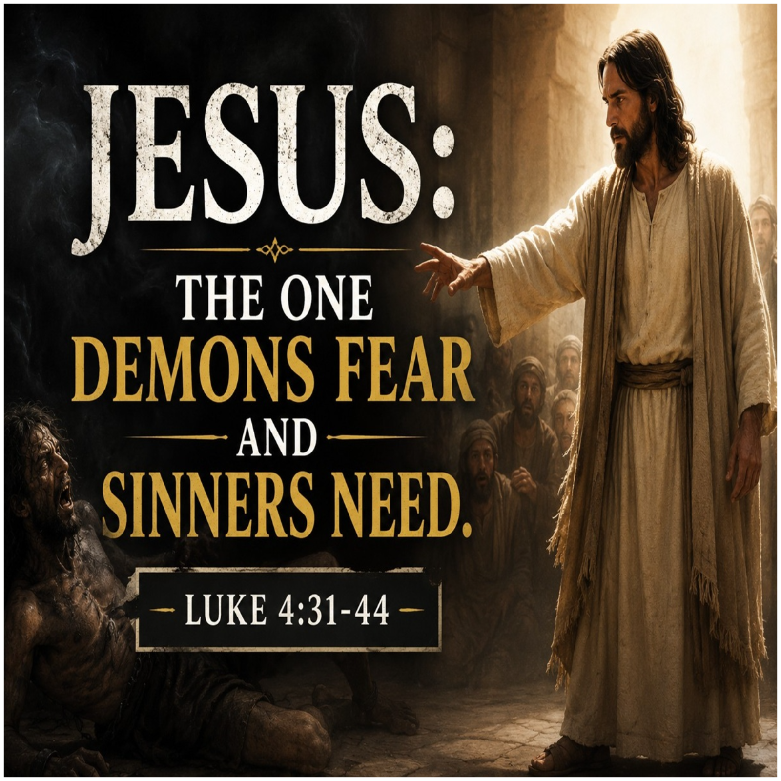 Luke - Week 11: Jesus: The One Demons Fear and Sinners Need // Luke 4:31-44 episode artwork