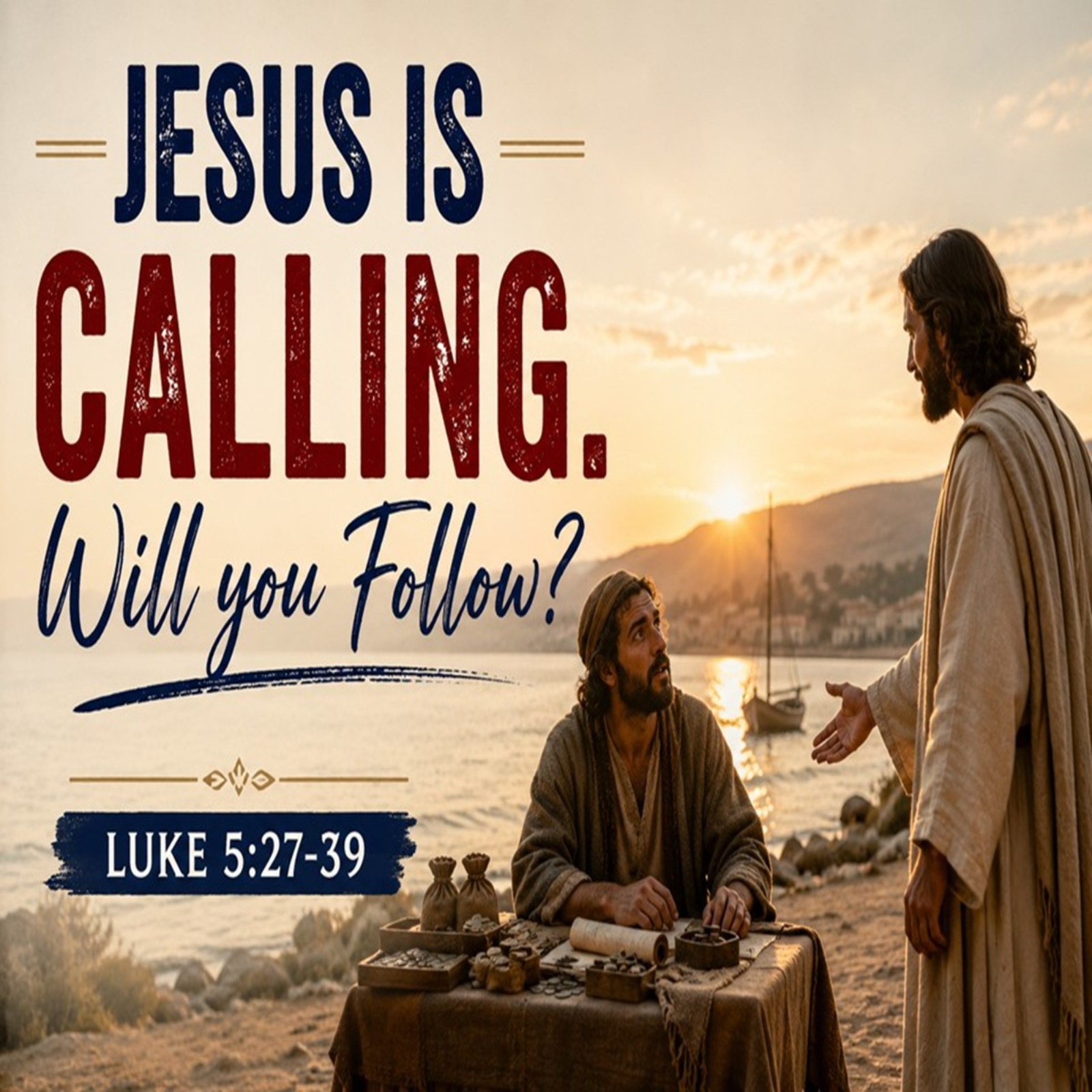 Luke - Week 14: Jesus Is Calling. Will You Follow? // Luke 5:27-39 episode artwork