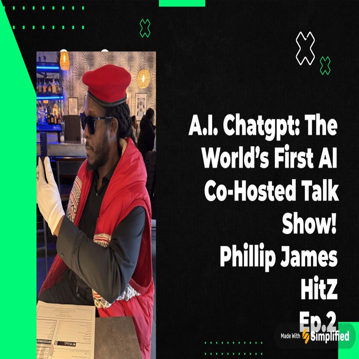 Phillip James HitZ [ The Worlds First A.I. Co Hosted Talk Show]