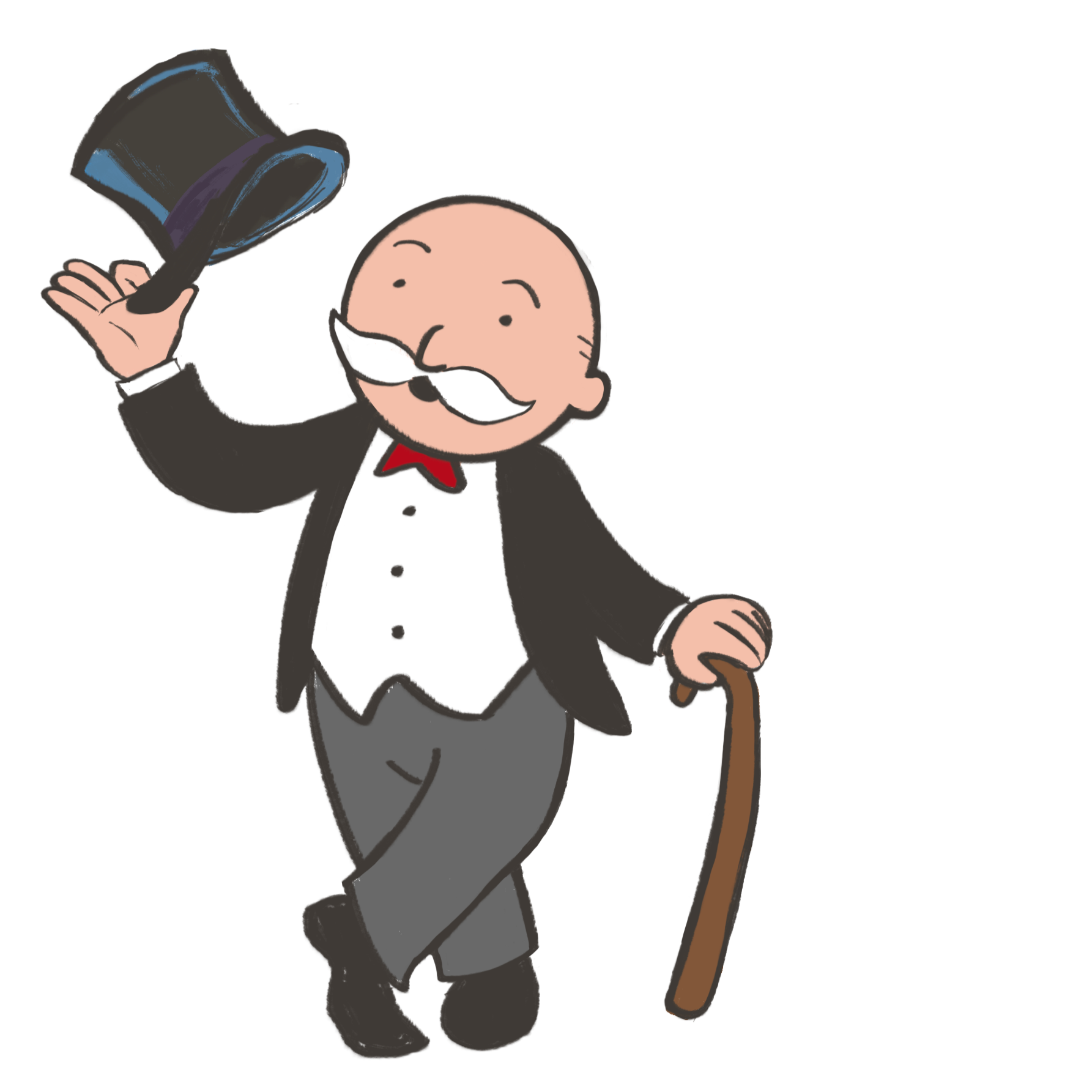 Evolution of Rich Uncle Pennybags episode artwork