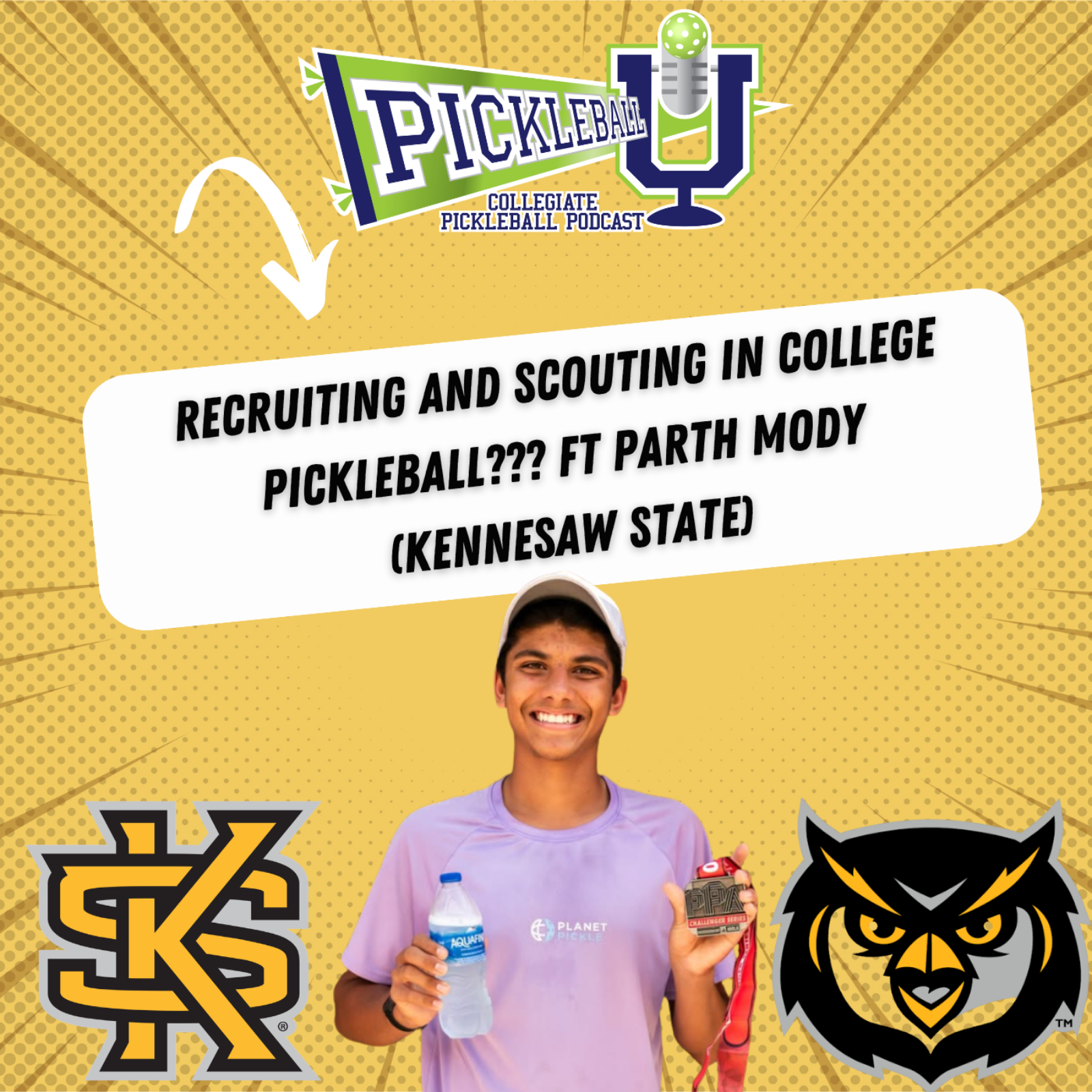 Recruiting and Scouting in College Pickleball??? ft Parth Mody (Kennesaw State) episode artwork