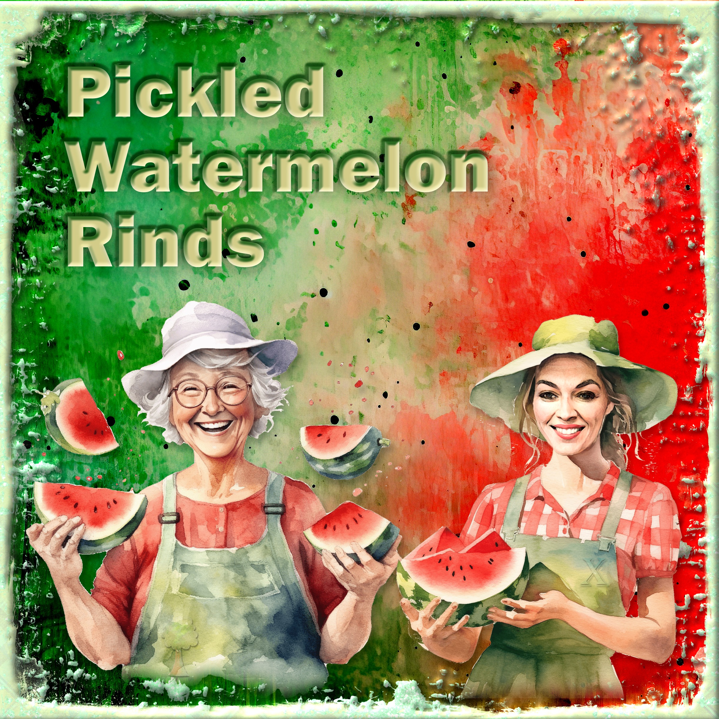 Pickled Watermelon Rinds