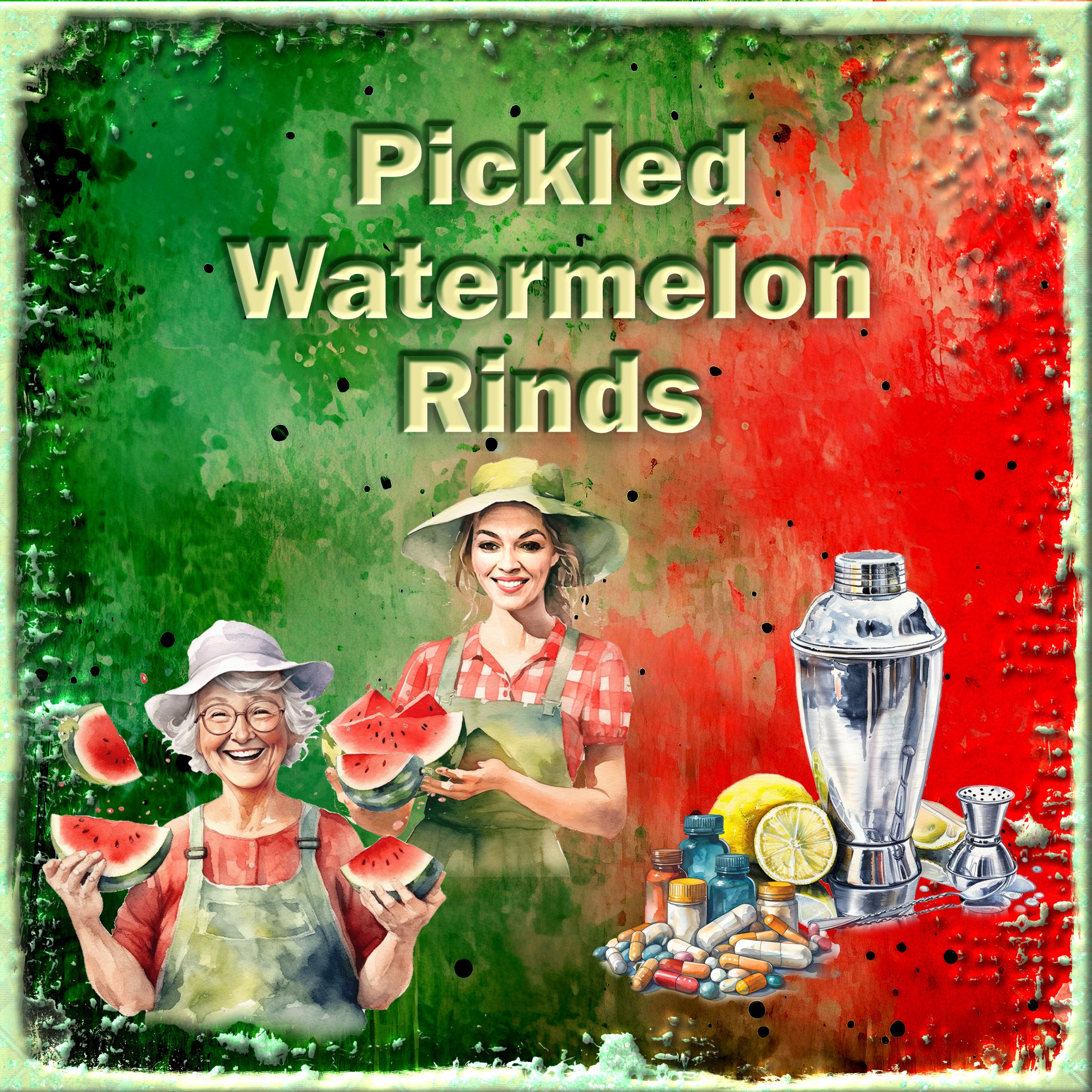 Pickled Watermelon Rinds