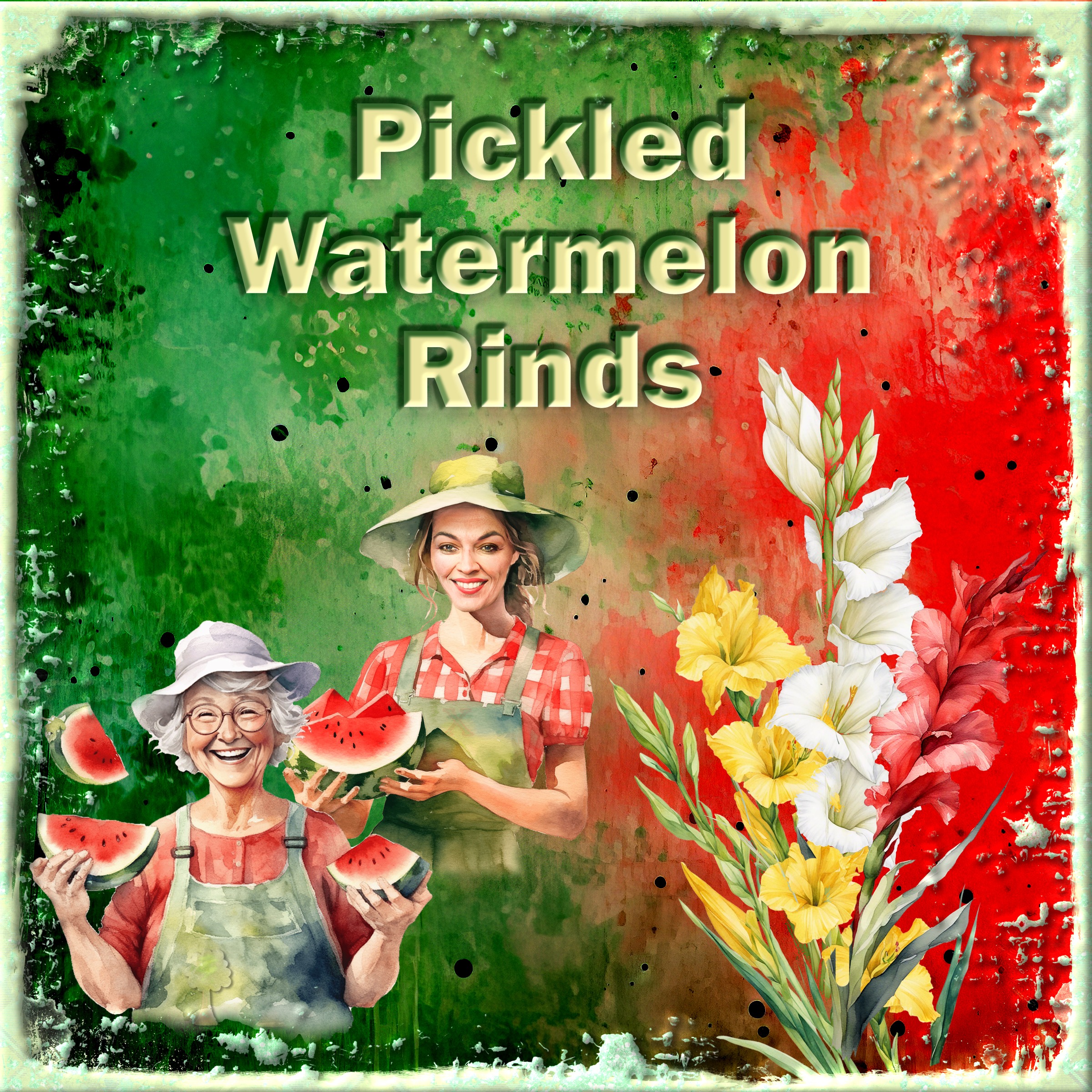 Pickled Watermelon Rinds