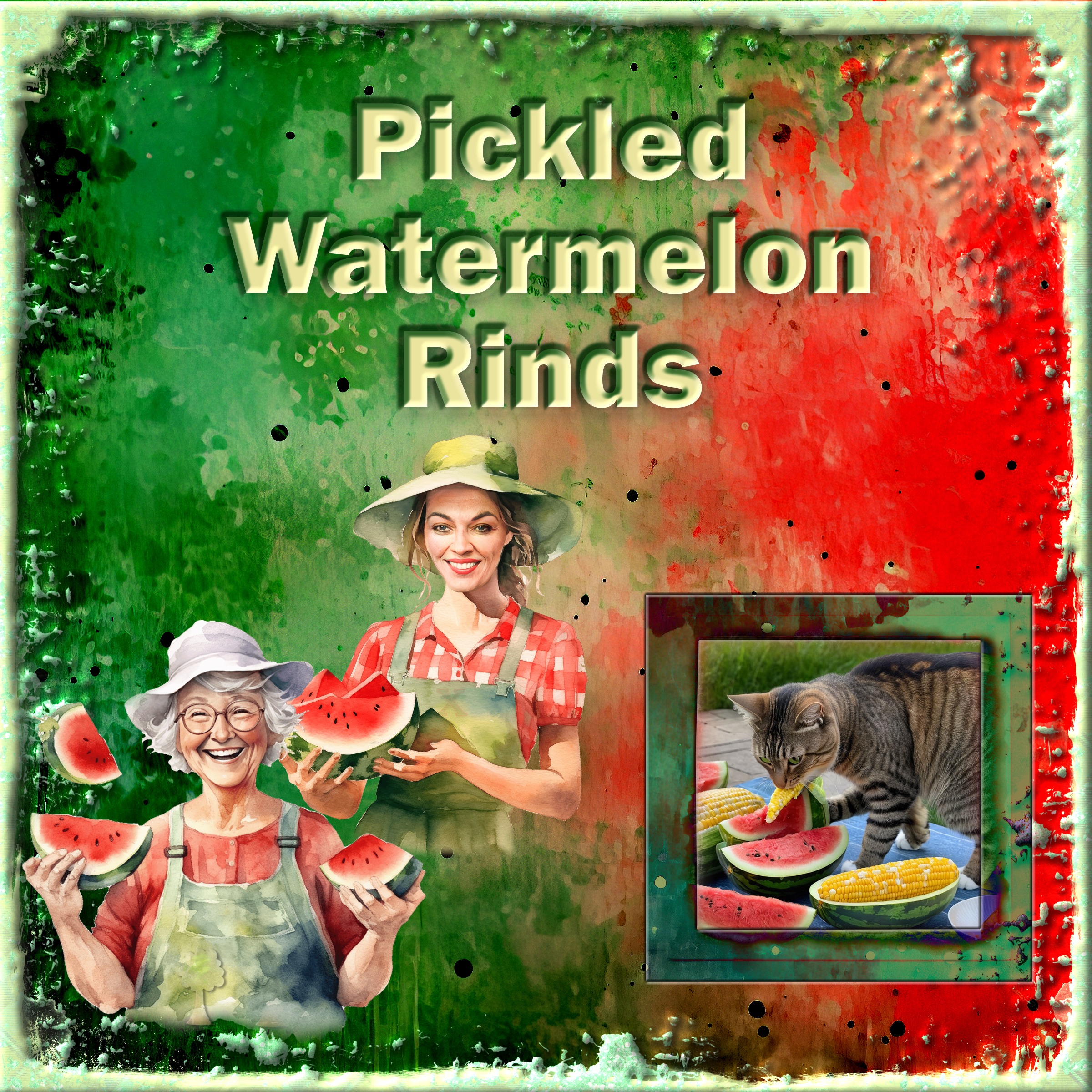 Pickled Watermelon Rinds