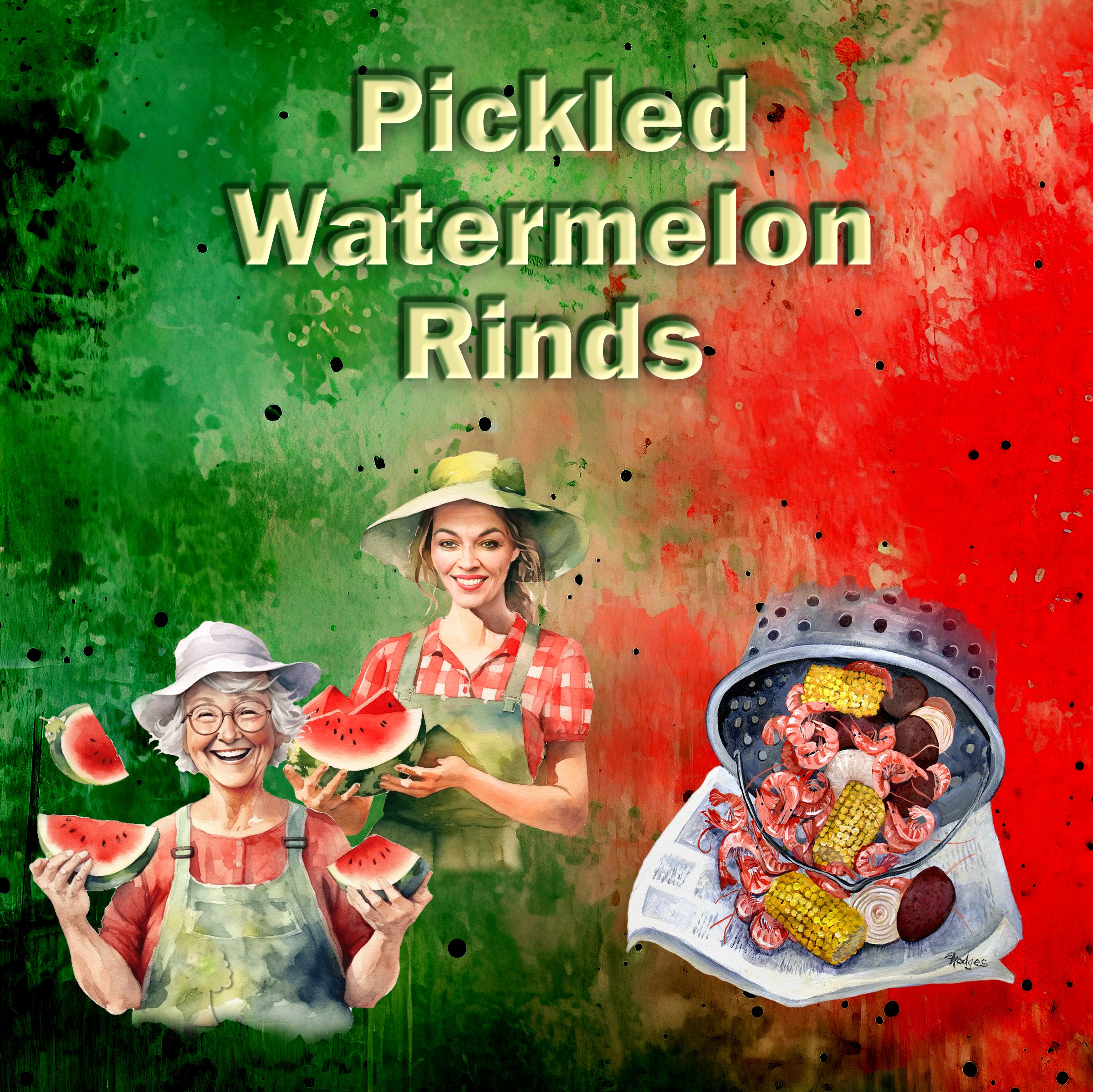 Pickled Watermelon Rinds