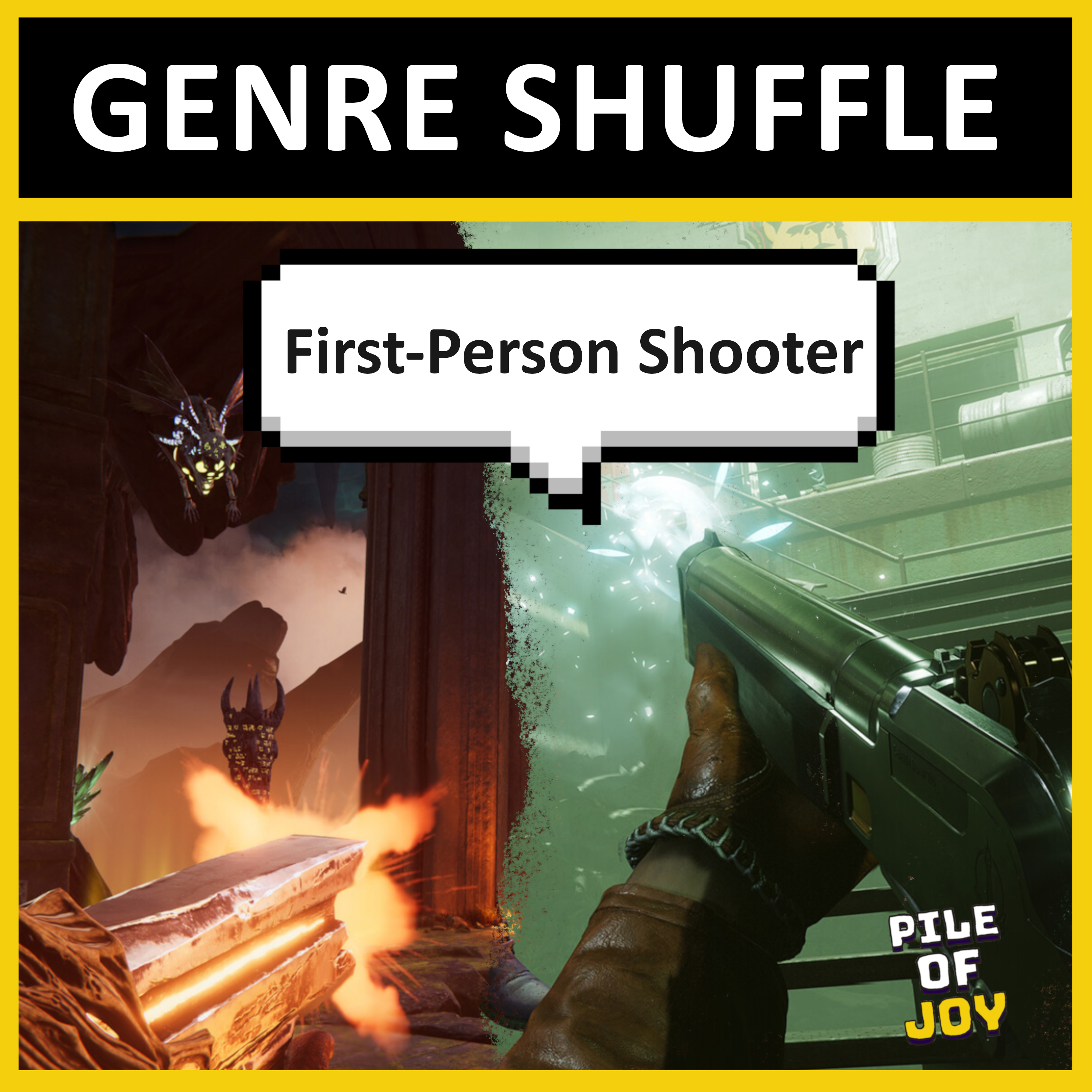 #008 Genre Shuffle | First Person Shooter - Metal: Hellsinger & Deathloop episode artwork