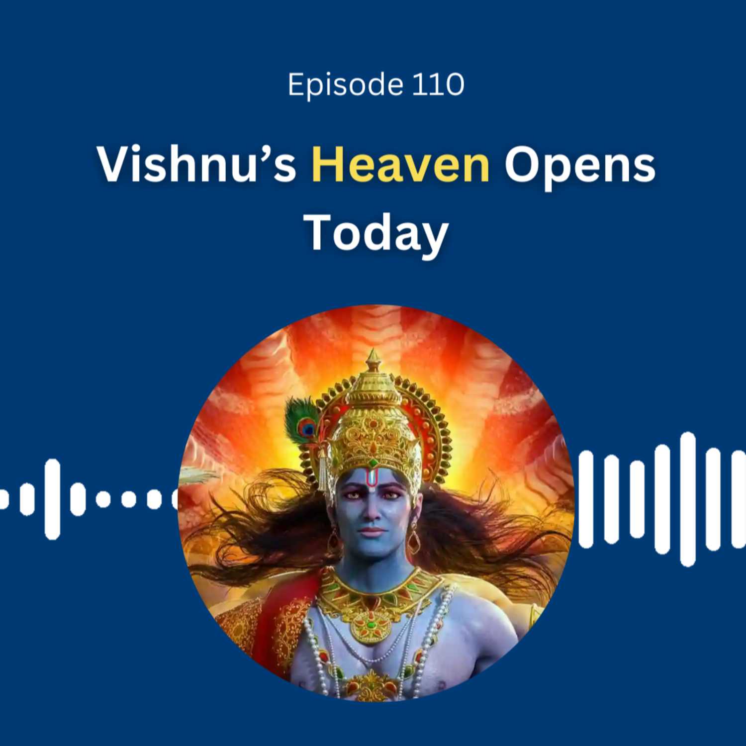 Vishnu’s Heaven Opens Today - Dr. Pillai