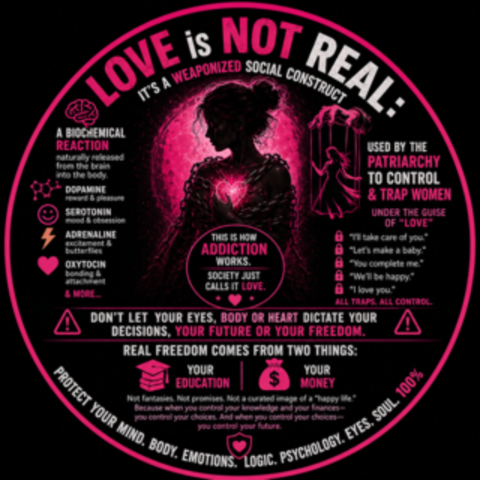 Love is NOT Real:  it's a weaponized Social Construct that originates from biochemistry reaction  episode artwork