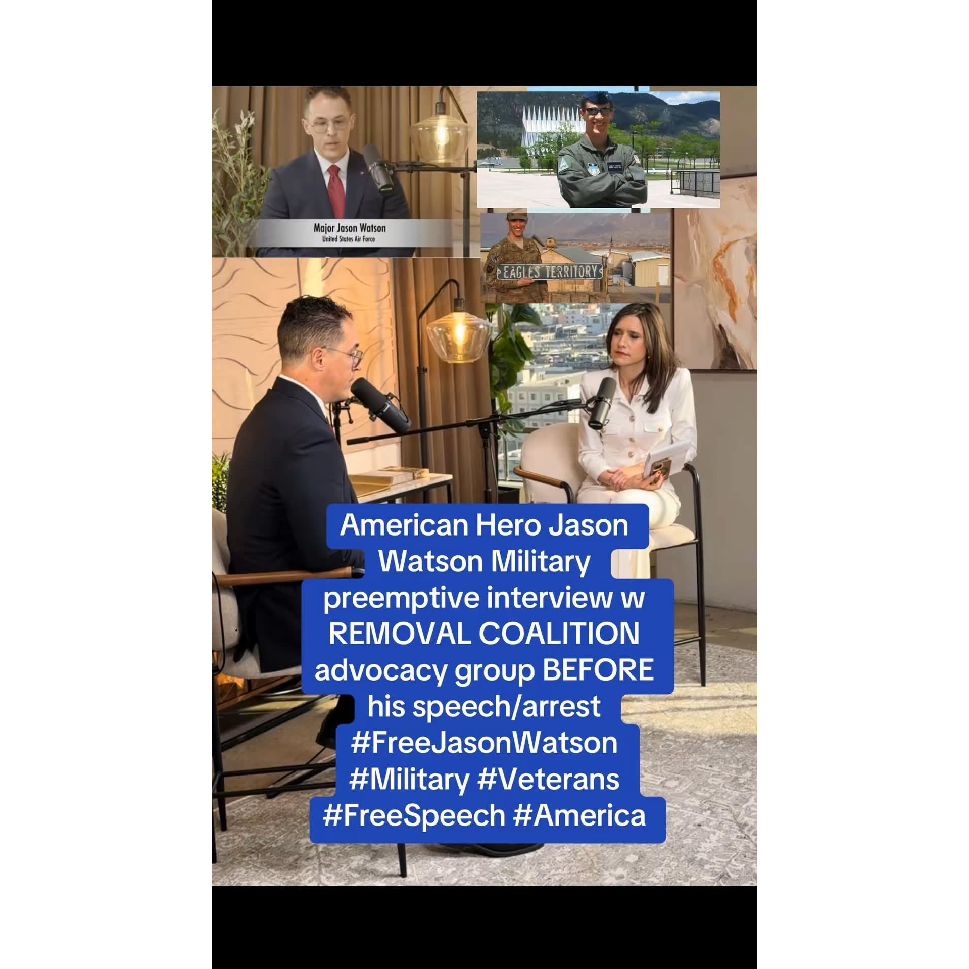 Jason Watson preemptive Interview w REMOVAL COALITION before his speech arrest    episode artwork