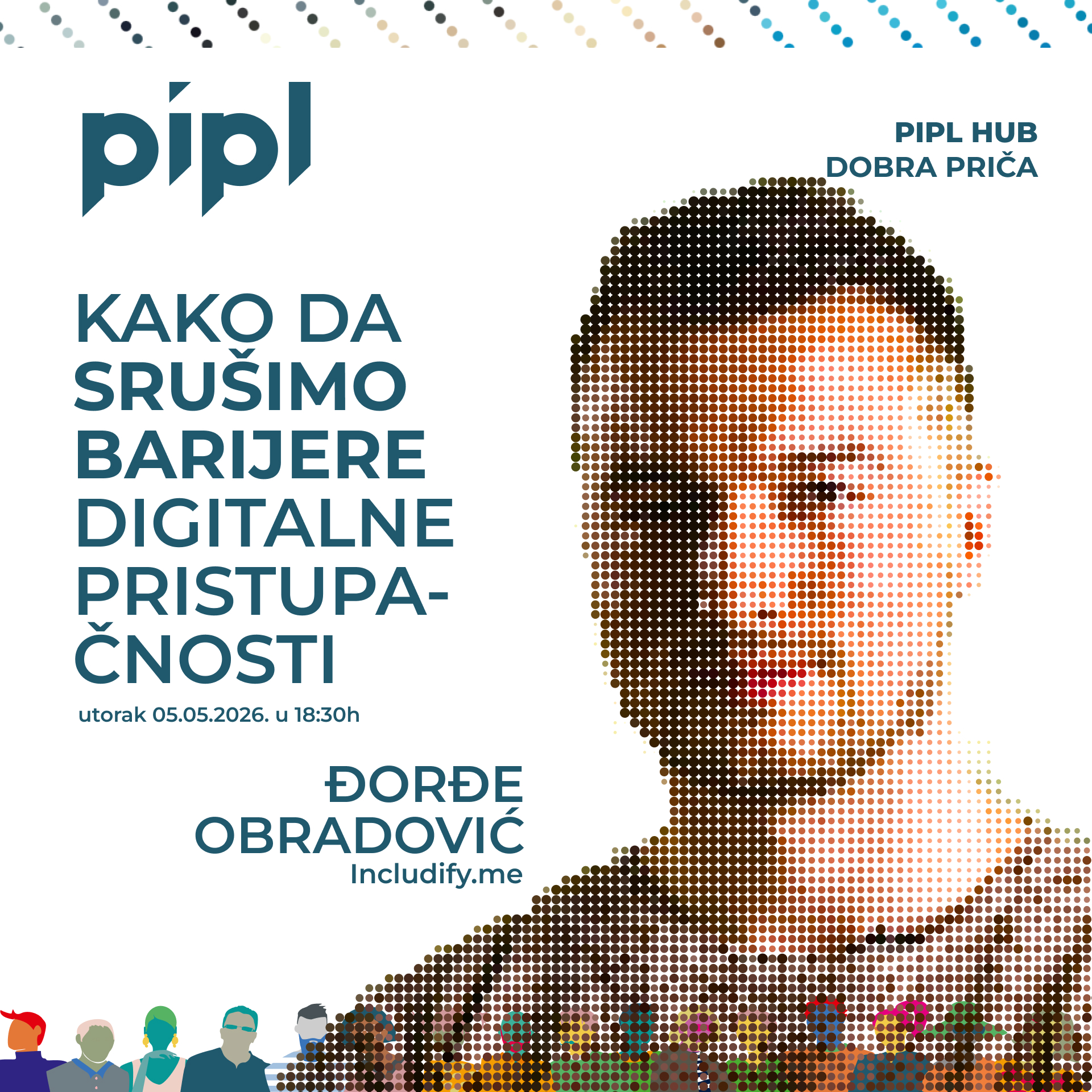 Dobra priča 033: Kako da srušimo barijere digitalne pristupačnosti - Đorđe Obradović episode artwork