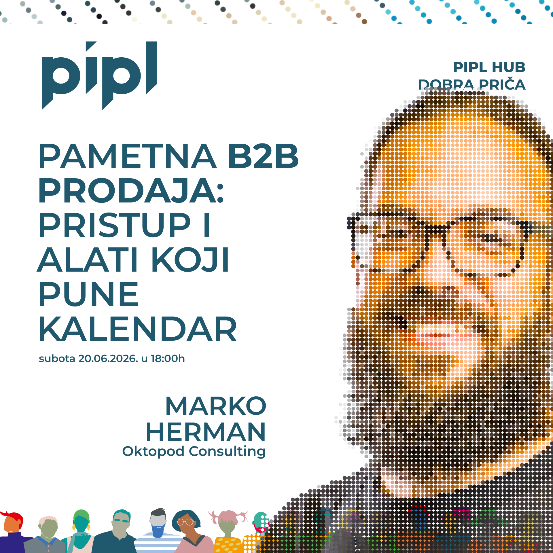 Dobra priča 034: Pametna B2B prodaja: Pristup i alati koji pune kalendar - Marko Herman episode artwork