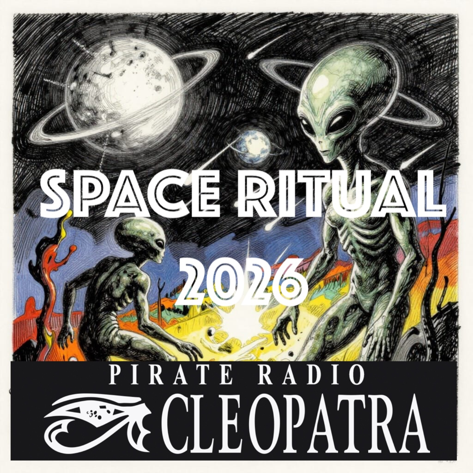 Pirate Radio Cleopatra - Space Ritual 2026: 2 Hours of Brain Damage from the Cleopatra Archive episode artwork
