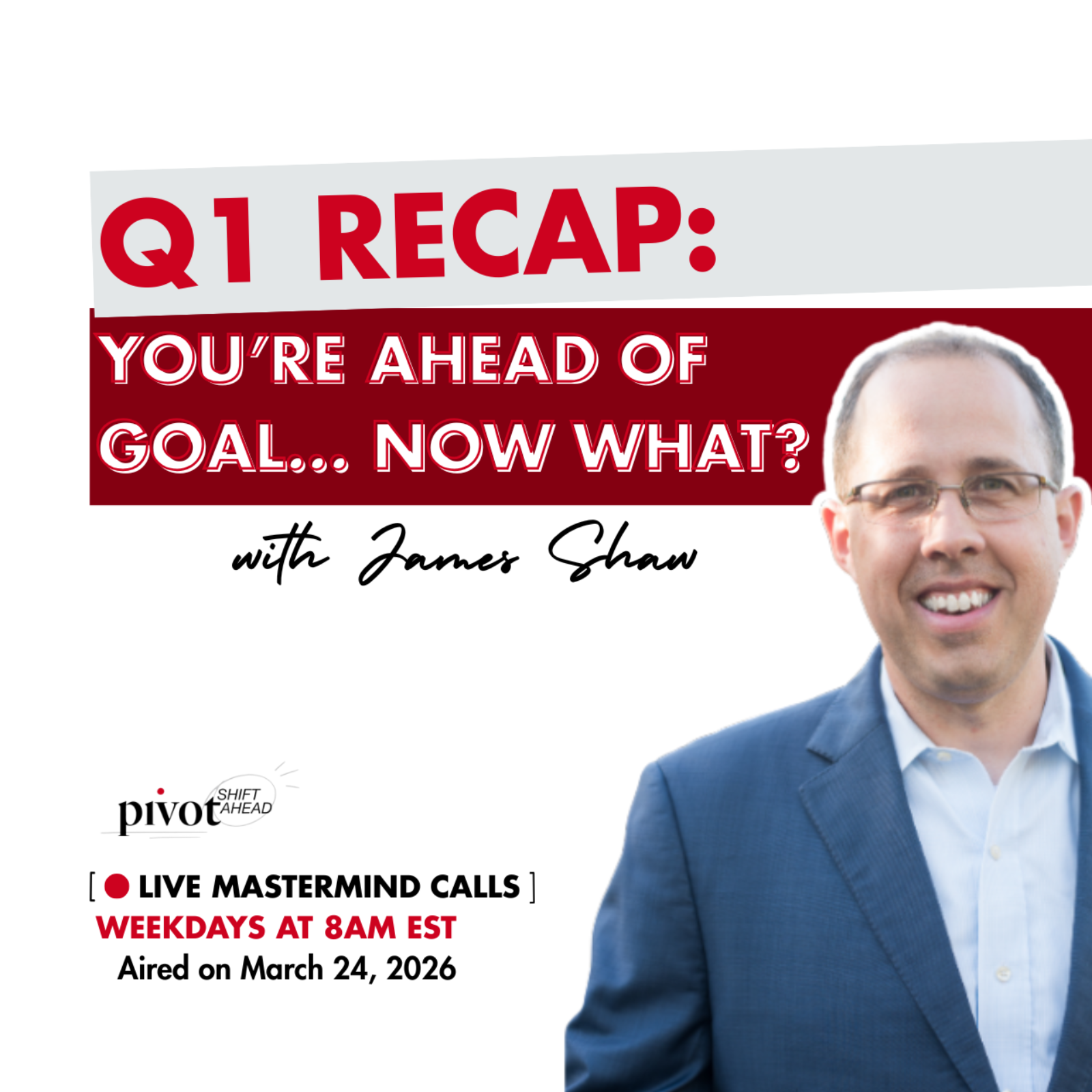 Q1 Recap: You're Ahead of Goal... Now What? 