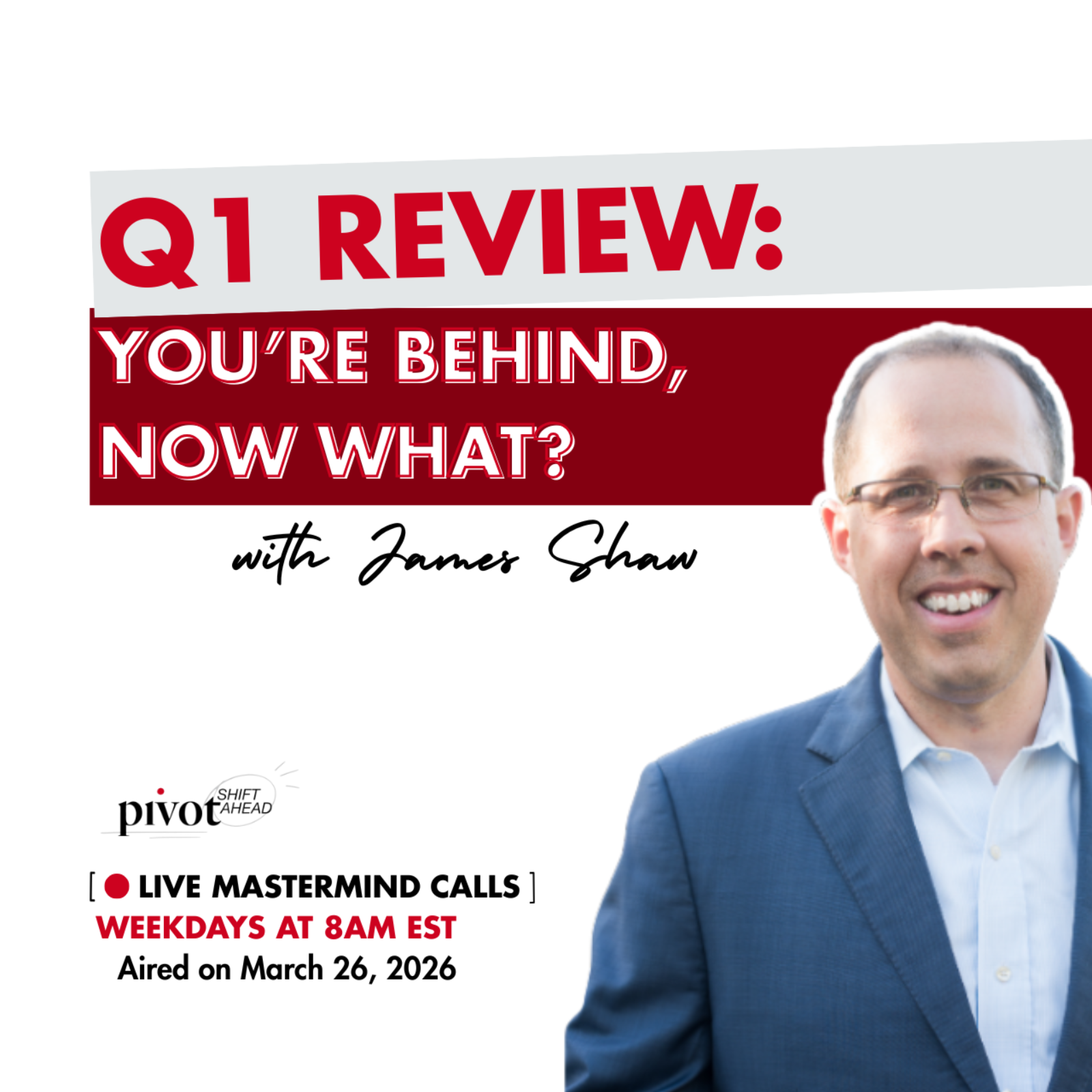 Q1 Review: You're Behind, Now What? 