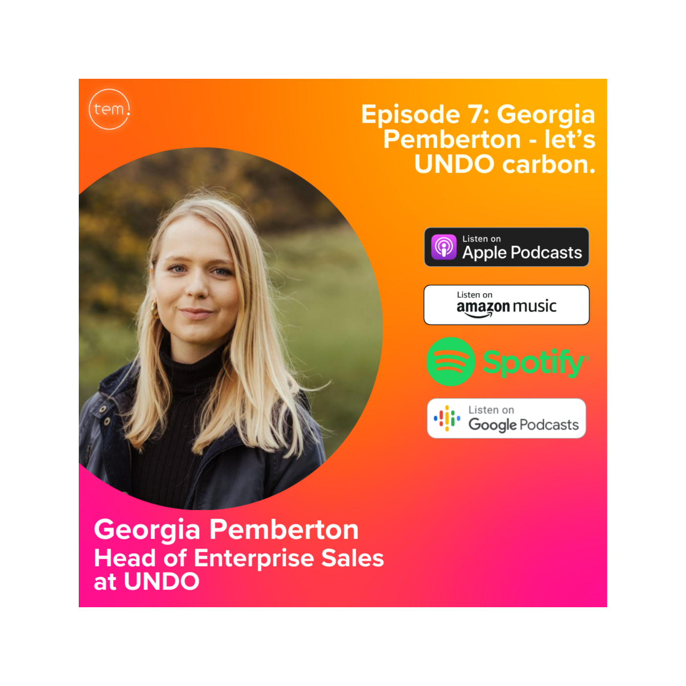 Episode 7: Let's UNDO carbon with Georgia Pemberton  episode artwork
