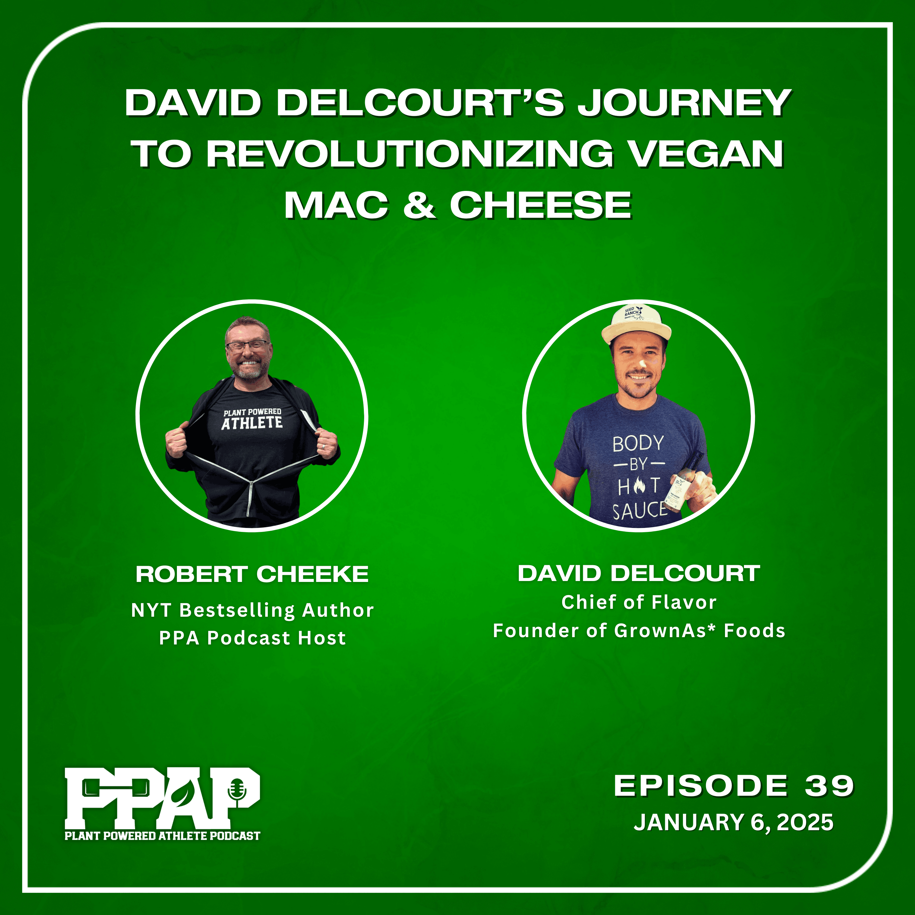 David Delcourt | David Delcourt’s Journey to Revolutionizing Vegan Mac & Cheese | PPAP39 episode artwork