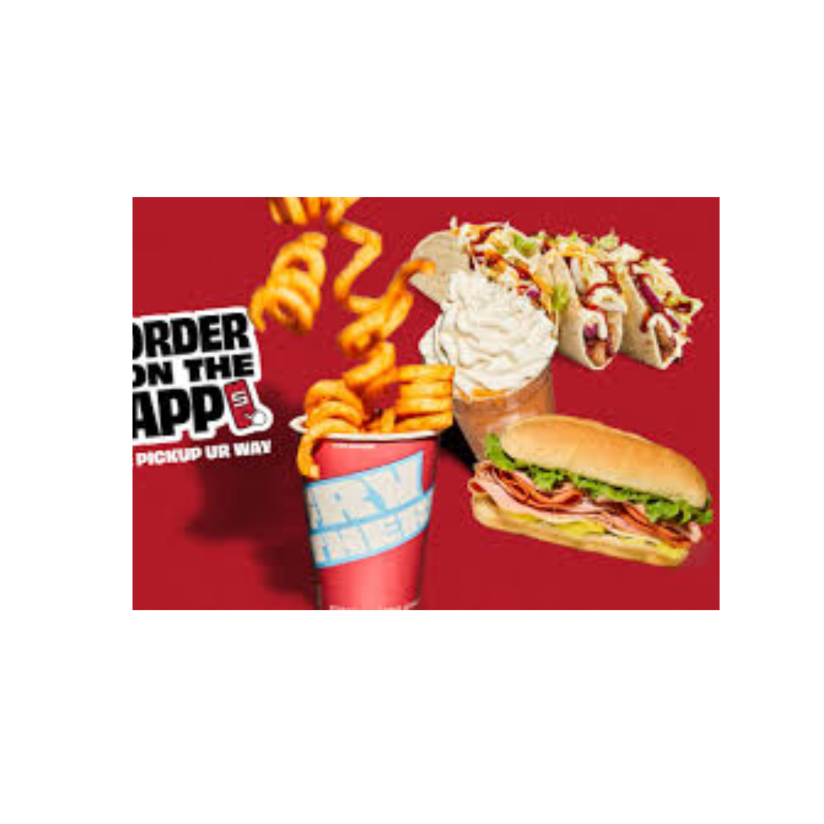 platform showing Sheetz food choices cover art