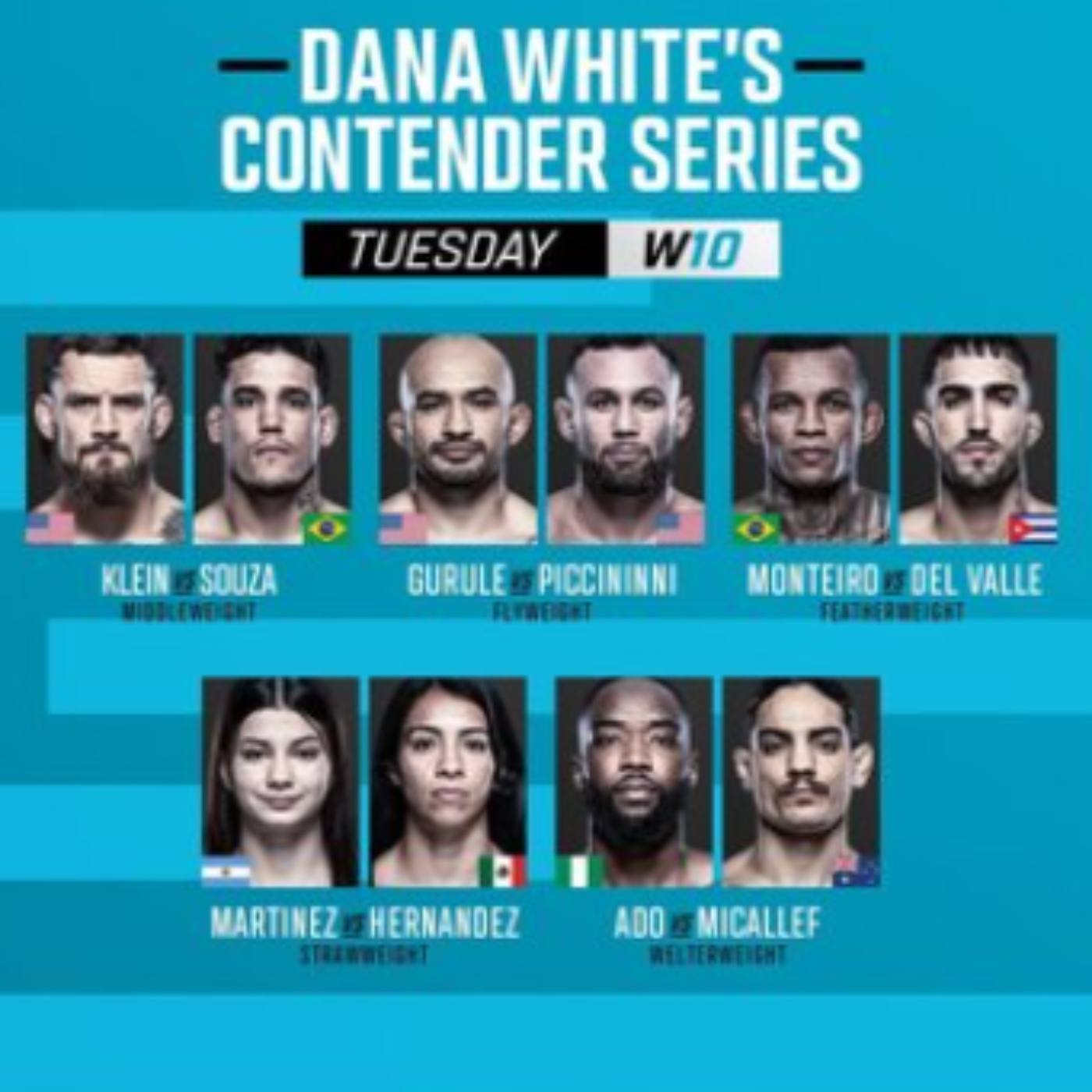 Dana White Contender Series Oct 15 2024  episode artwork
