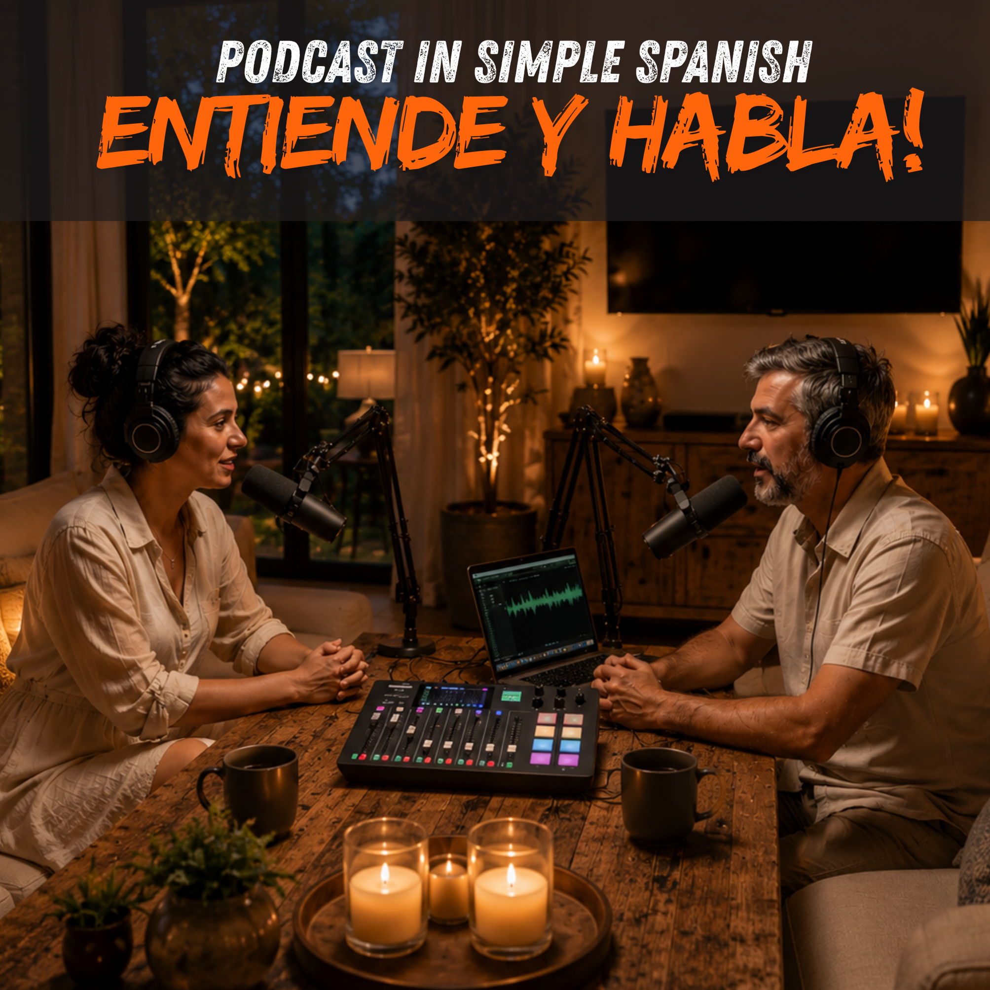🍿 [Podcast in Simple Spanish] Summer Cinema Chaos: Popcorn, Bushes & Open-Air Magic! (A2 Spanish) episode artwork