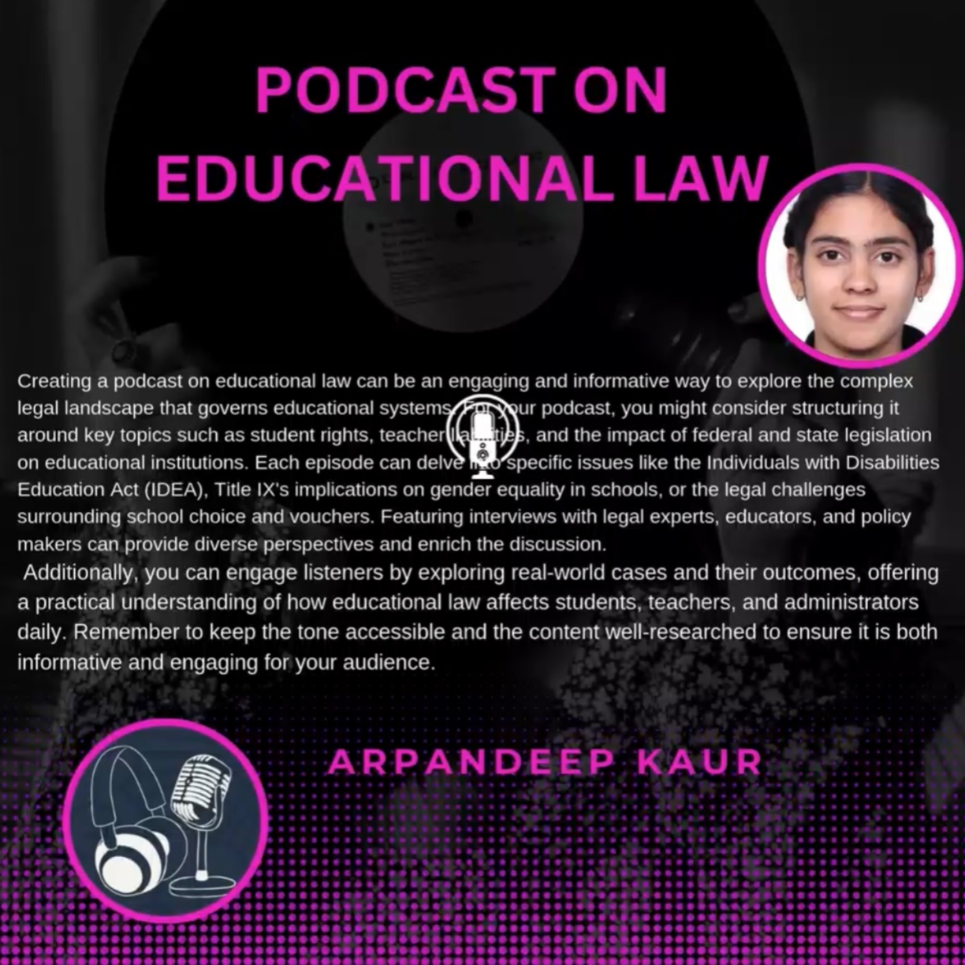 Podcast on Education Law podcast artwork