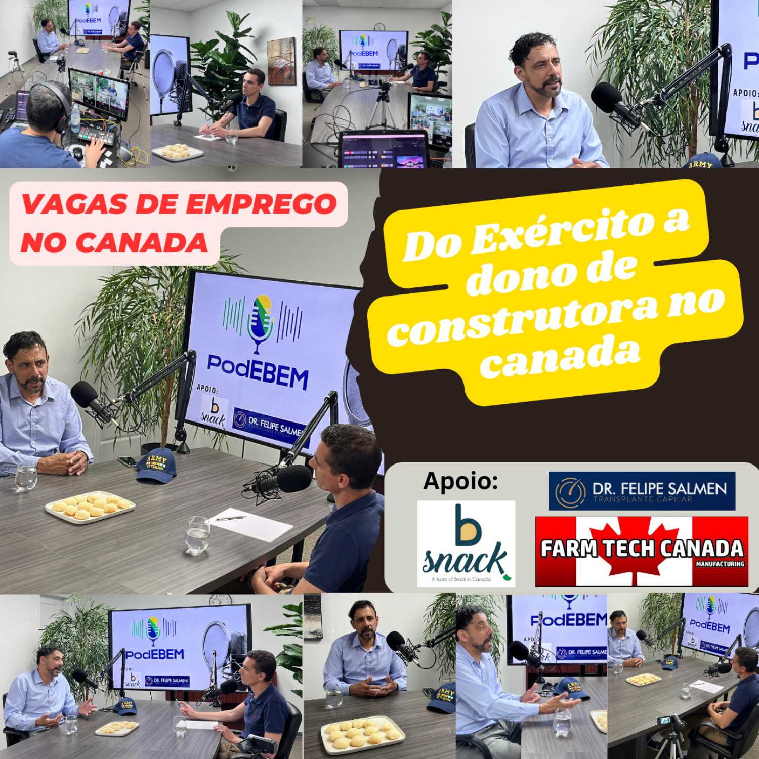 No Brasil: Militar, Professor, segurança de ex-presidente, dono de empresa Empresário. No Canada, Entregador de panfleto, Trabalhador da construção Civil e agora empreendedor. episode artwork