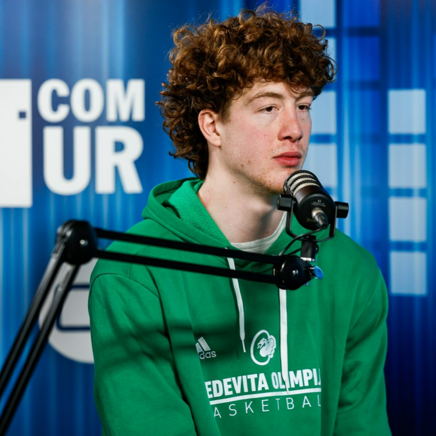 Žiga Daneu o skrivnosti, ki jo delita z dedkom, in 'posebni obrambi' Olimpije - z Milanom Doknićem