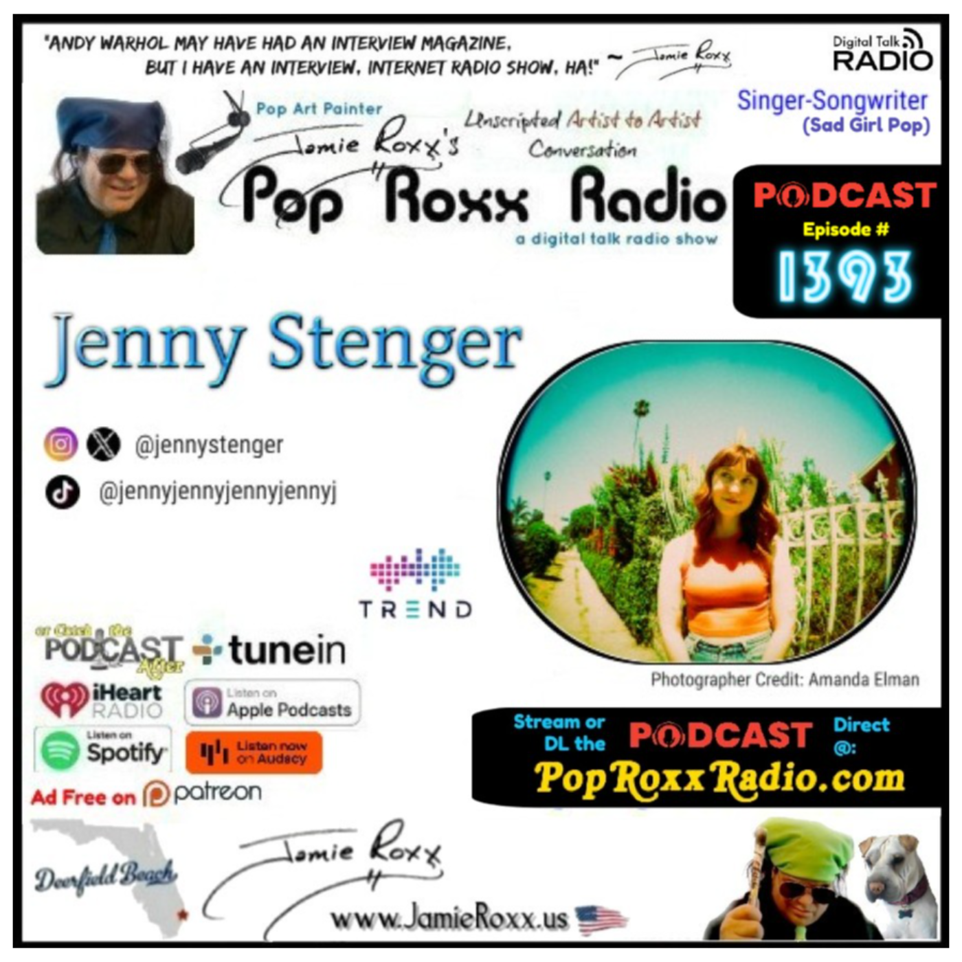Jamie Roxx\'s Pop Roxx Radio Talk Show