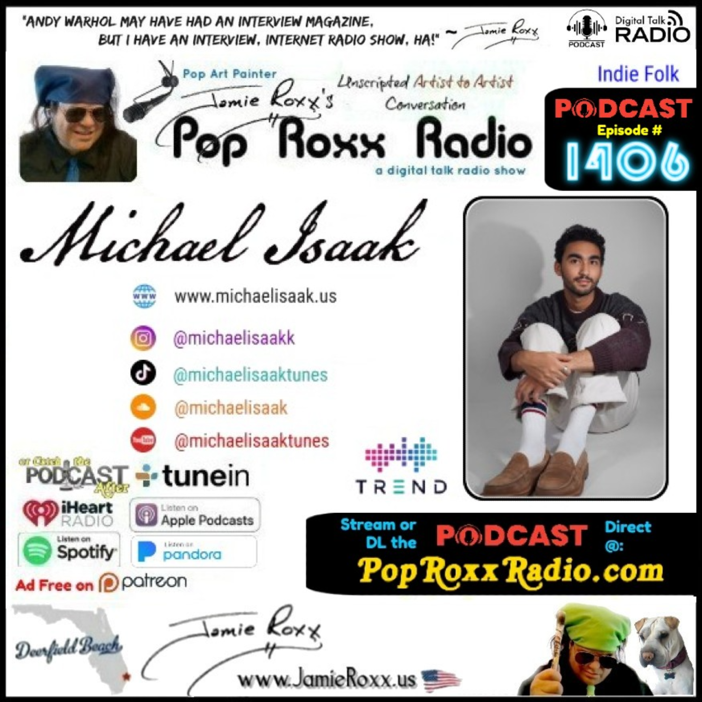 Jamie Roxx\'s Pop Roxx Radio Talk Show