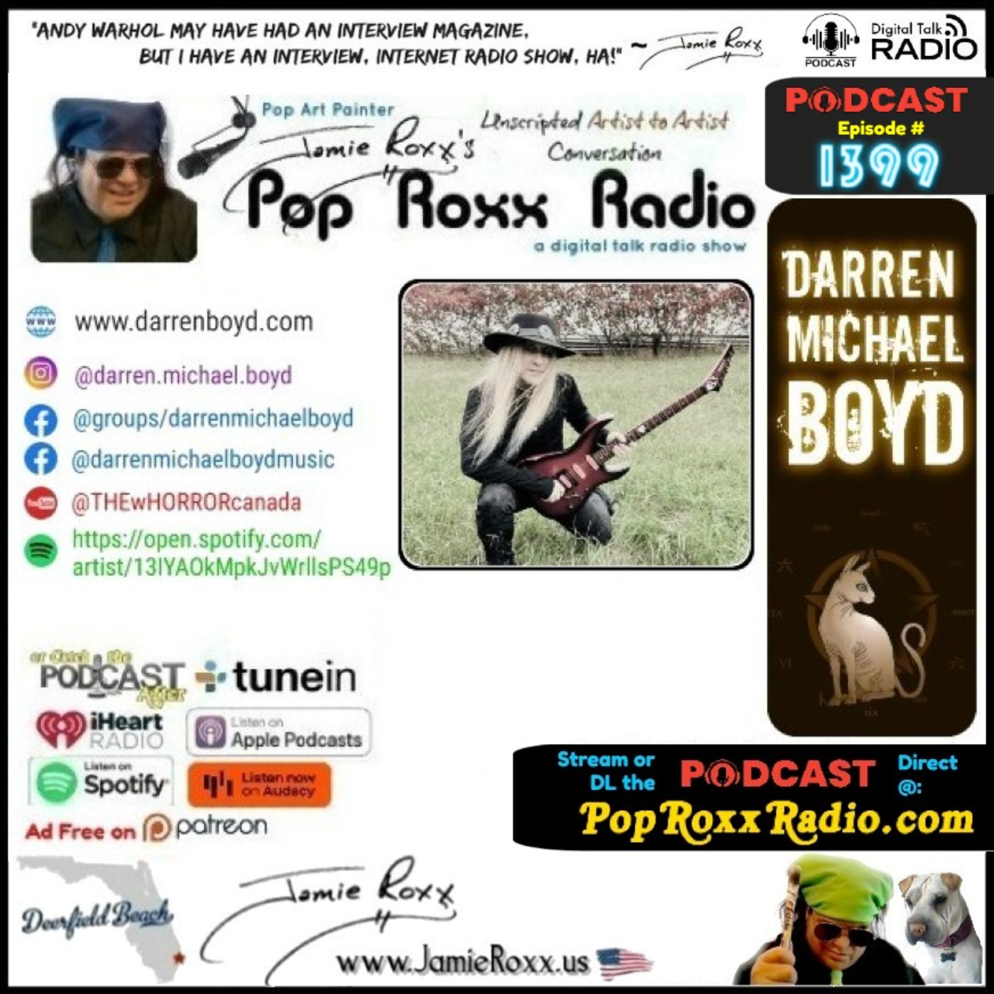 Jamie Roxx\'s Pop Roxx Radio Talk Show