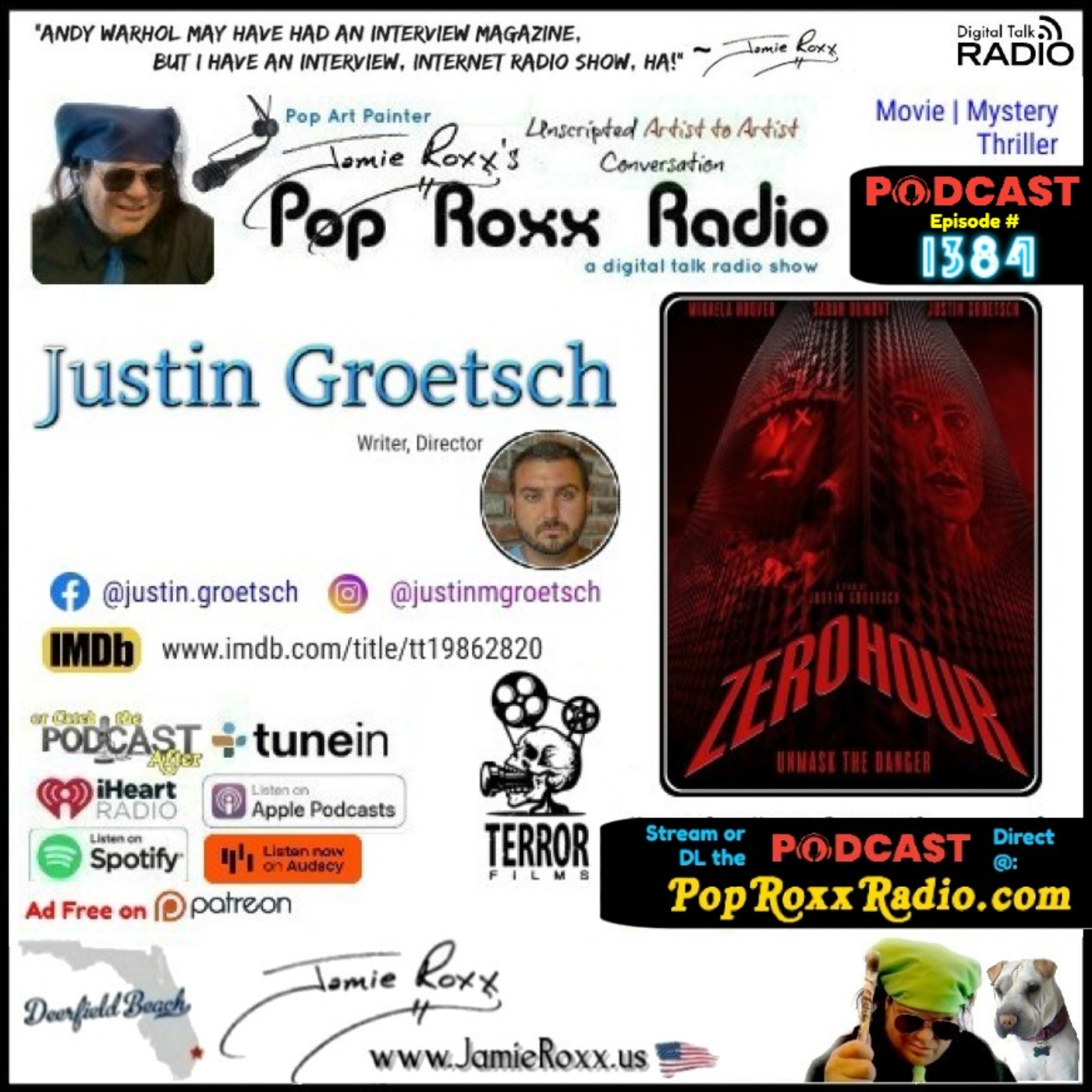 Jamie Roxx\'s Pop Roxx Radio Talk Show