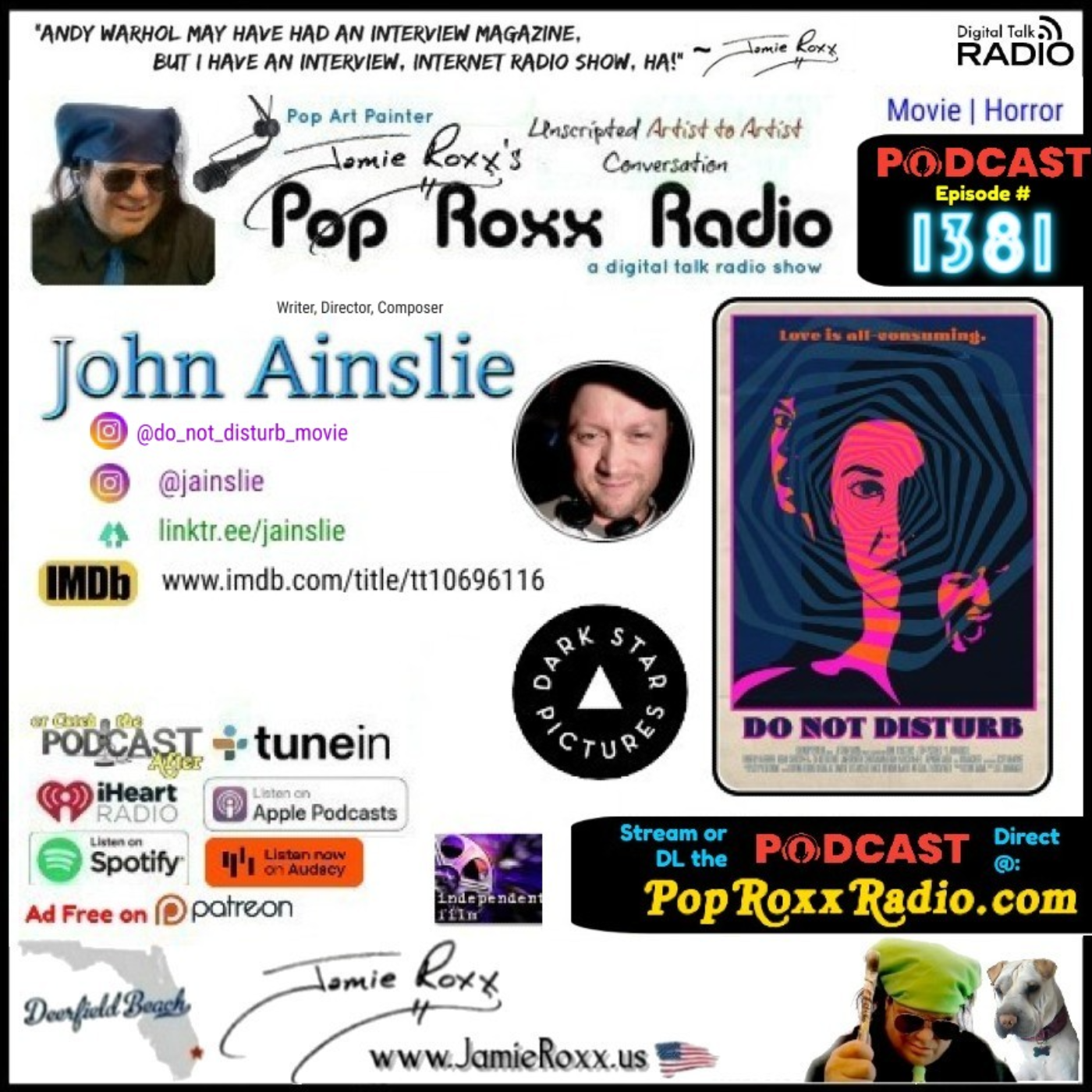 Jamie Roxx\'s Pop Roxx Radio Talk Show