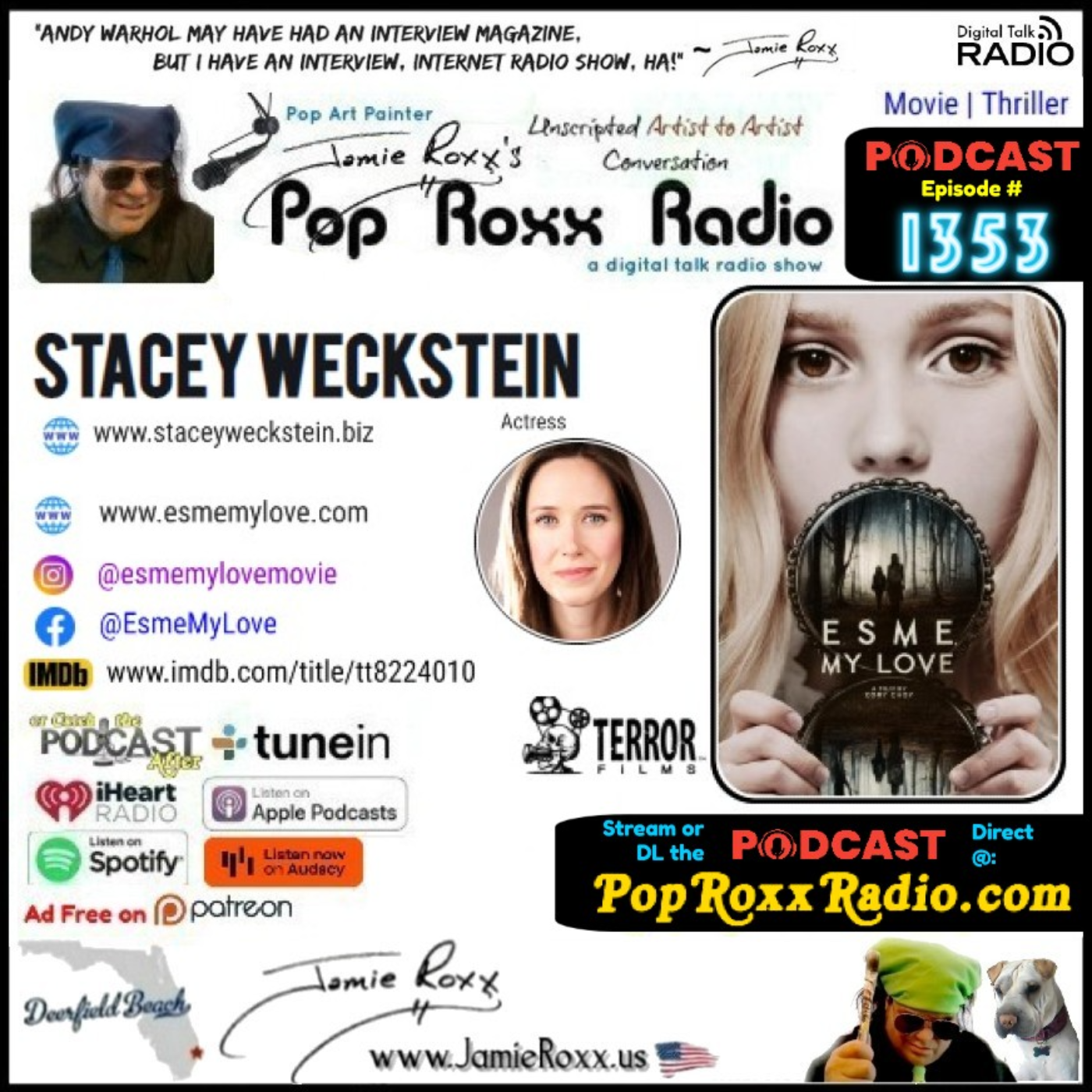Stacey Weckstein, Actress (ESME MY LOVE, Movie | Thriller)