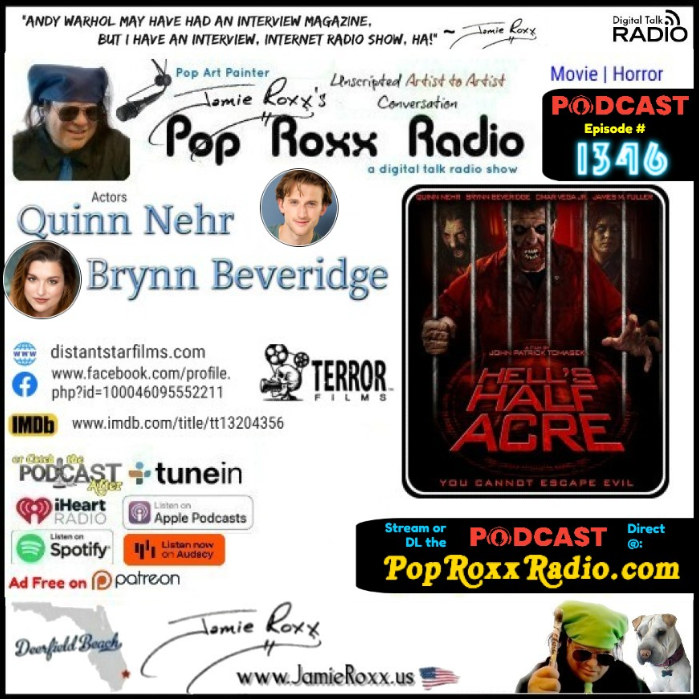 Quinn Nehr and Brynn Beveridge Actors (Hell's Half Acre; Movie | Horror)