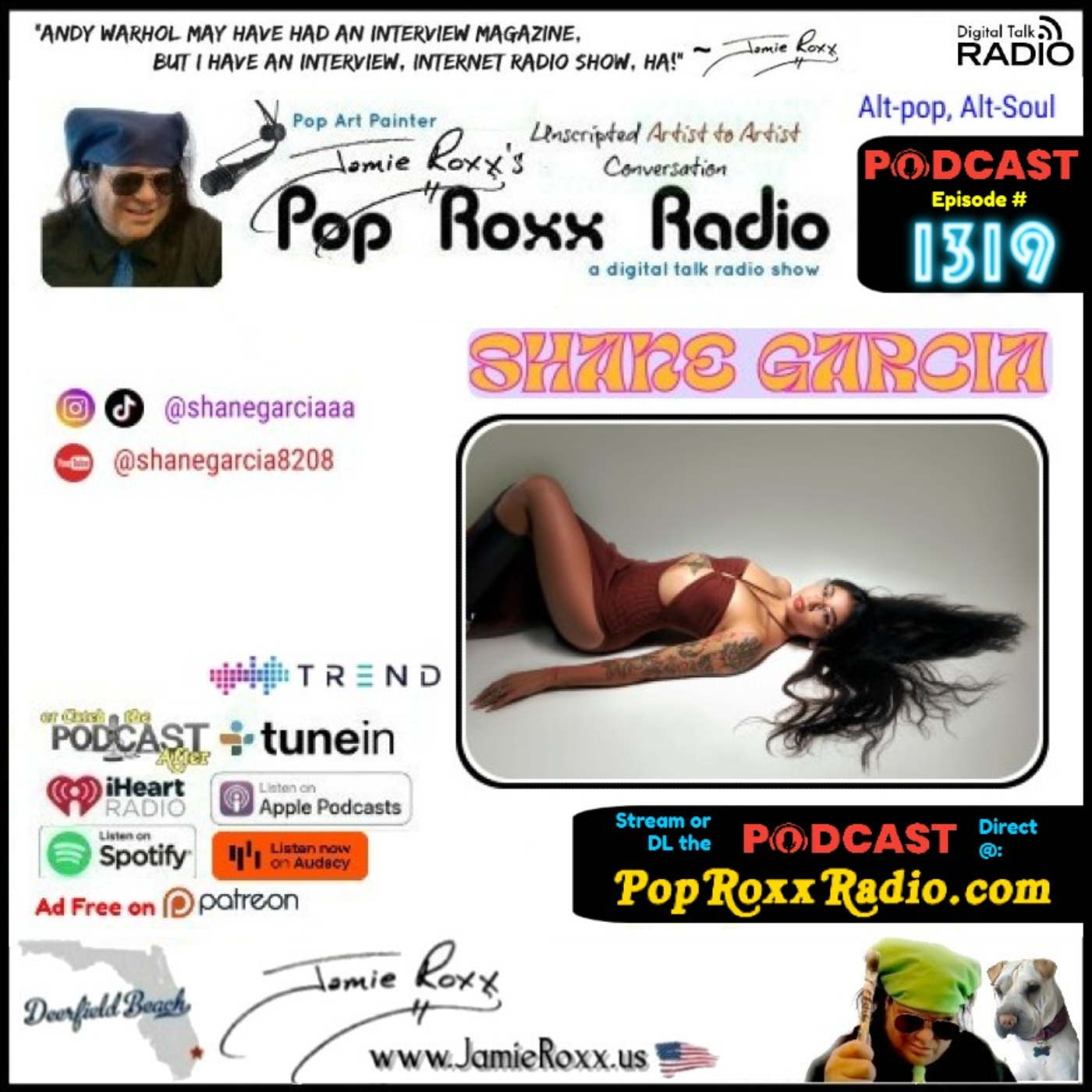 Jamie Roxx\'s Pop Roxx Radio Talk Show
