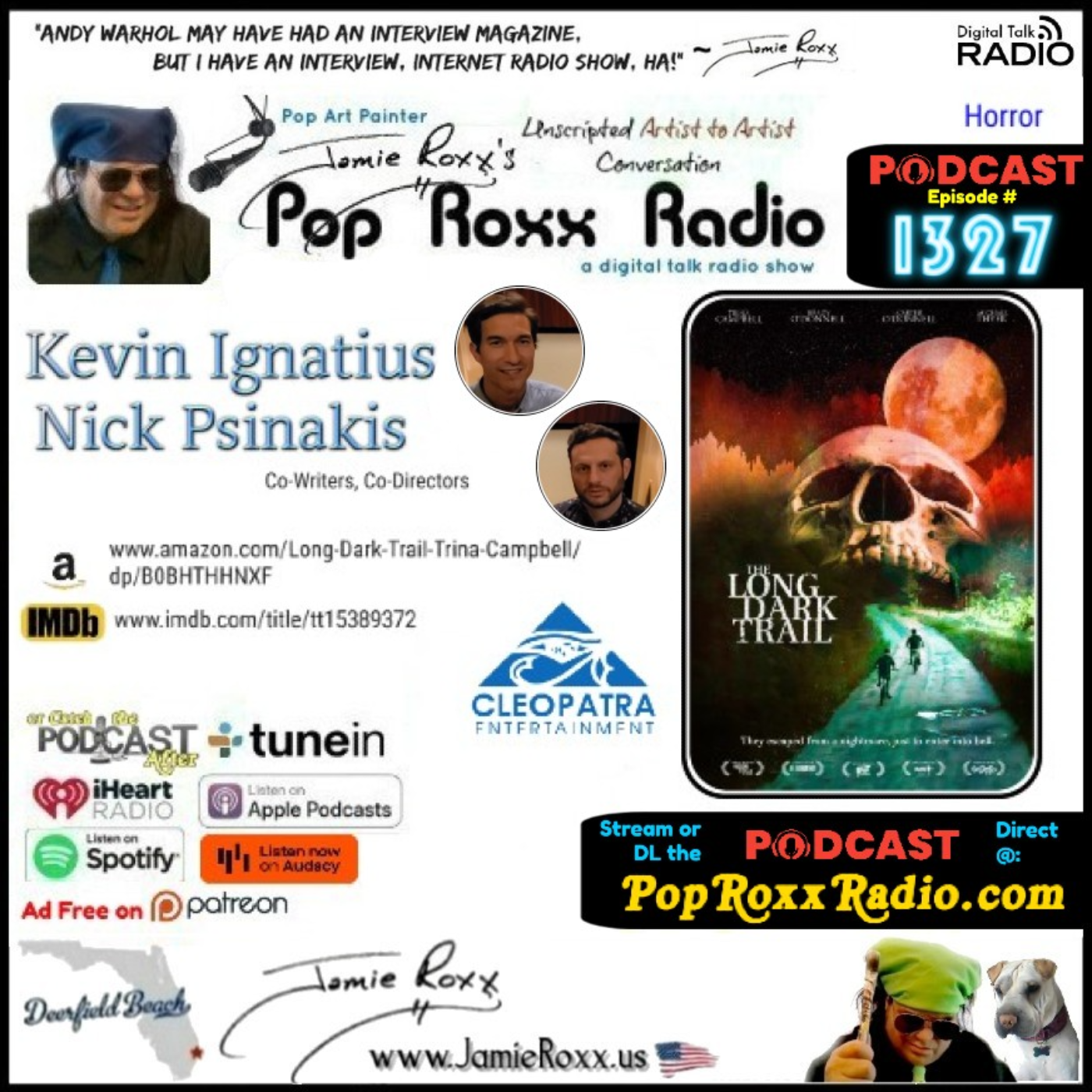 Kevin Ignatius & Nick Psinakis co-wri, co-dir  (Movie | The Long Dark Trail; Hor)