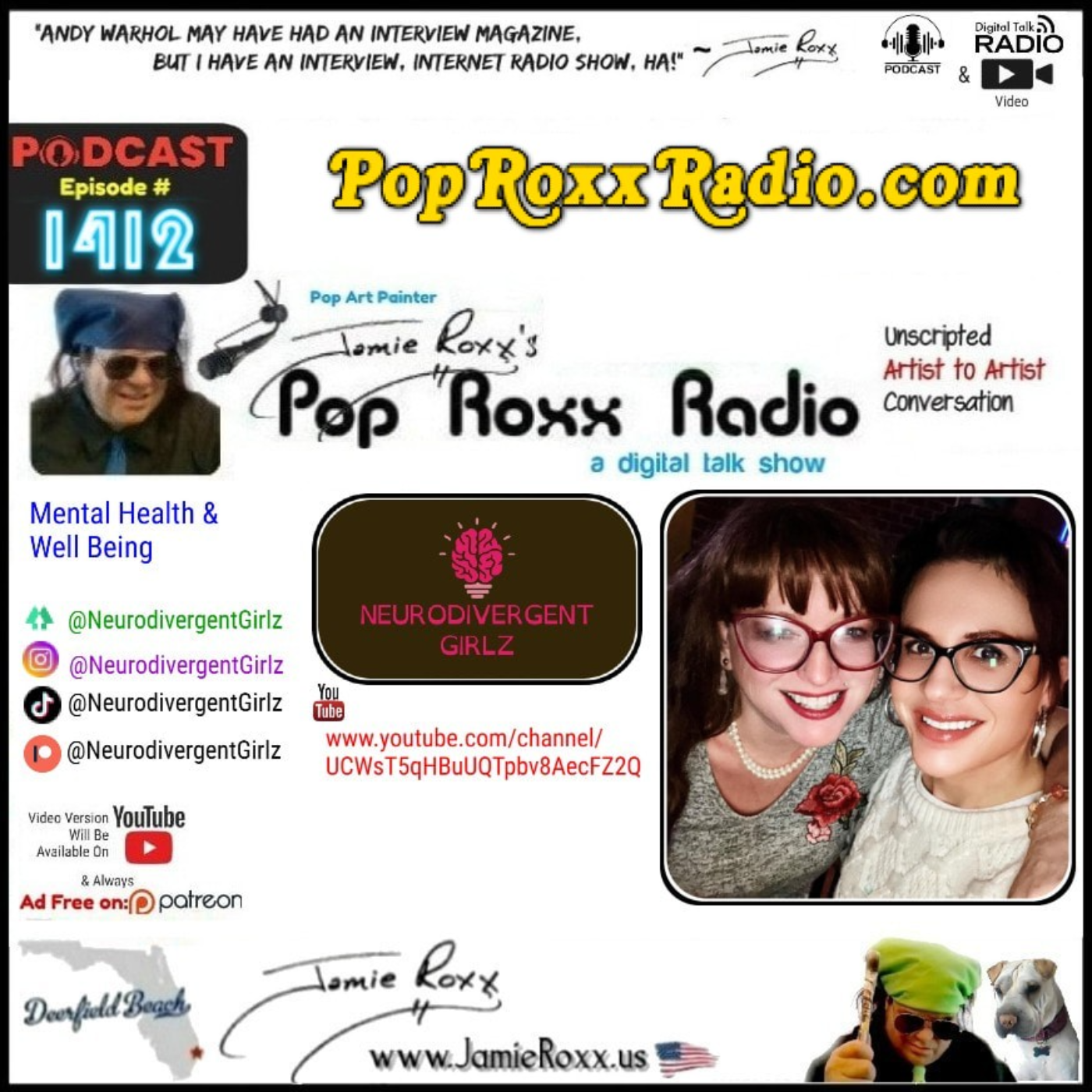 Jamie Roxx\'s Pop Roxx Radio Talk Show