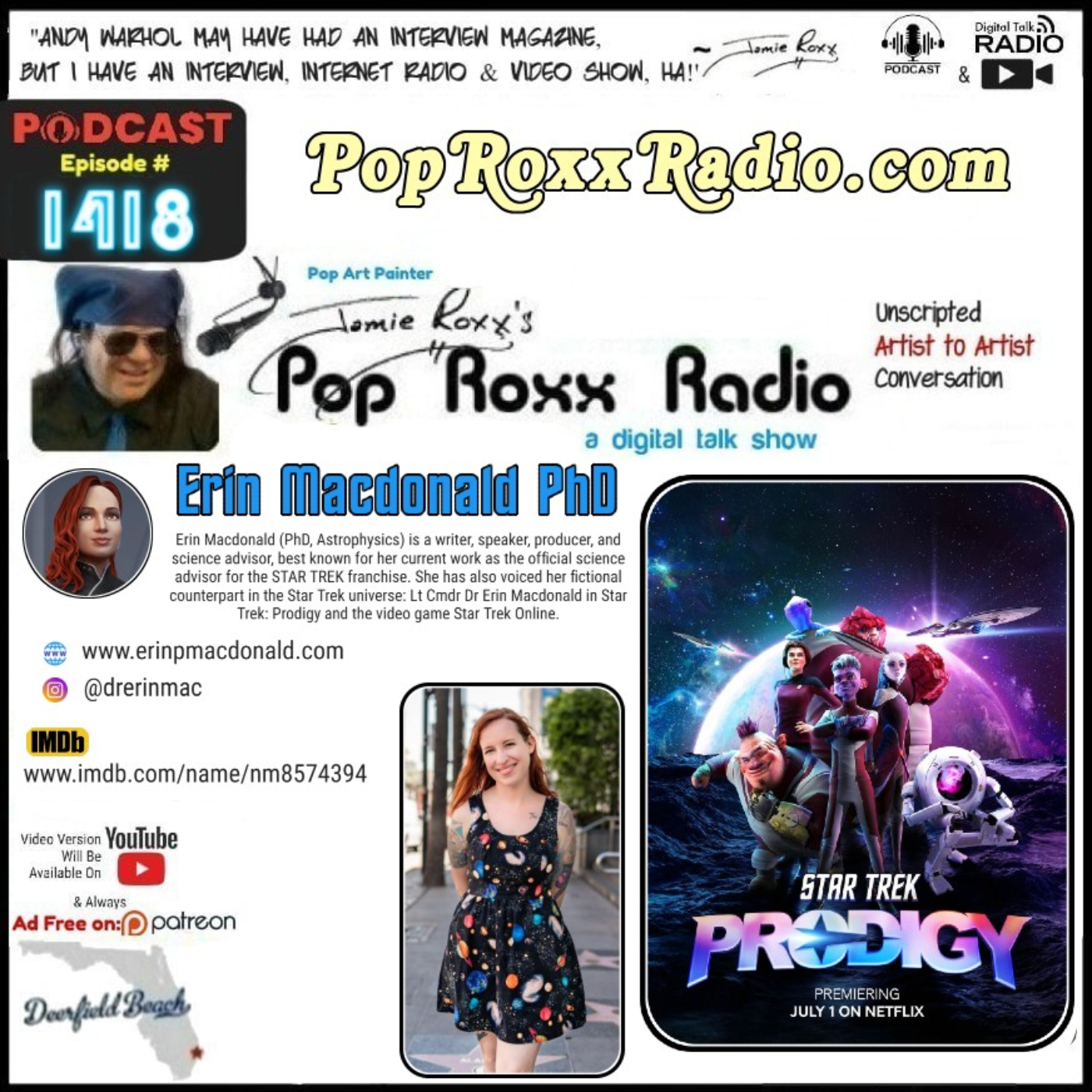 Jamie Roxx\'s Pop Roxx Radio Talk Show
