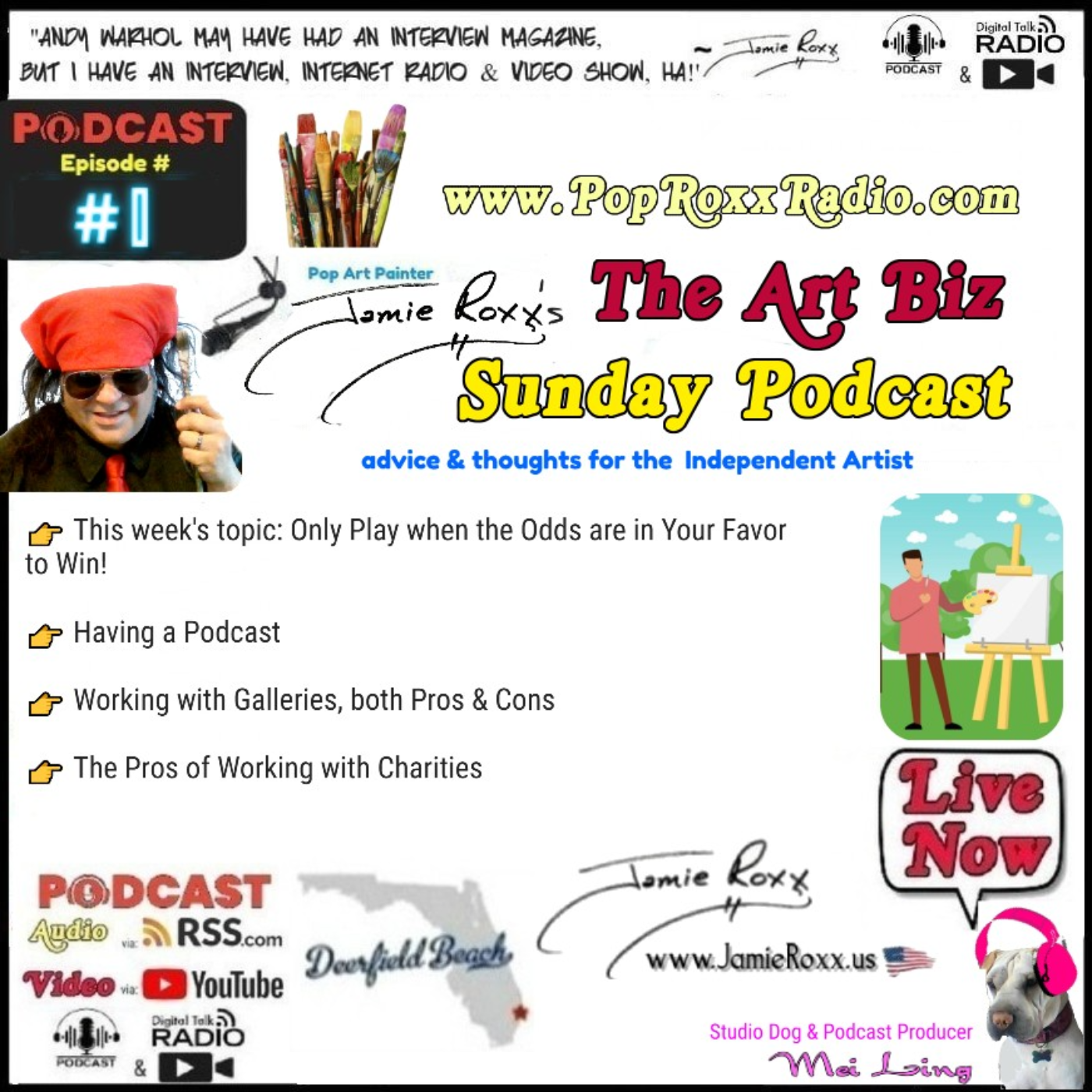 Jamie Roxx\'s Pop Roxx Radio Talk Show