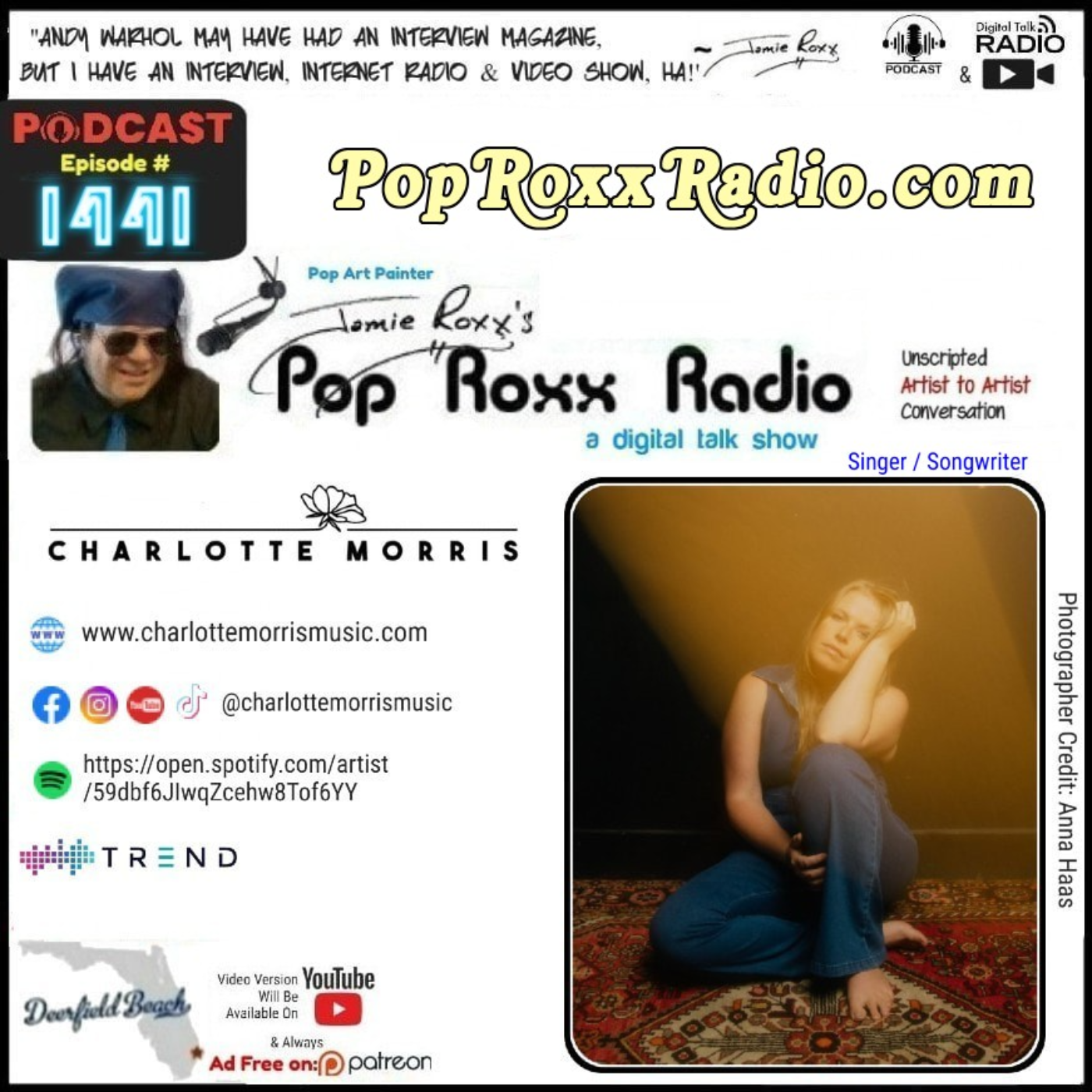 Jamie Roxx\'s Pop Roxx Radio Talk Show