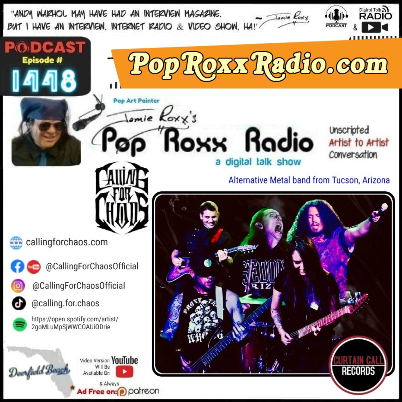 Jamie Roxx\'s Pop Roxx Radio Talk Show