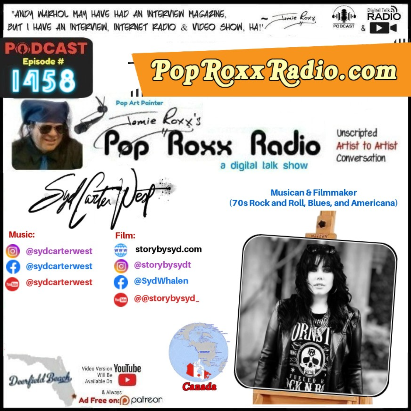 Jamie Roxx\'s Pop Roxx Radio Talk Show