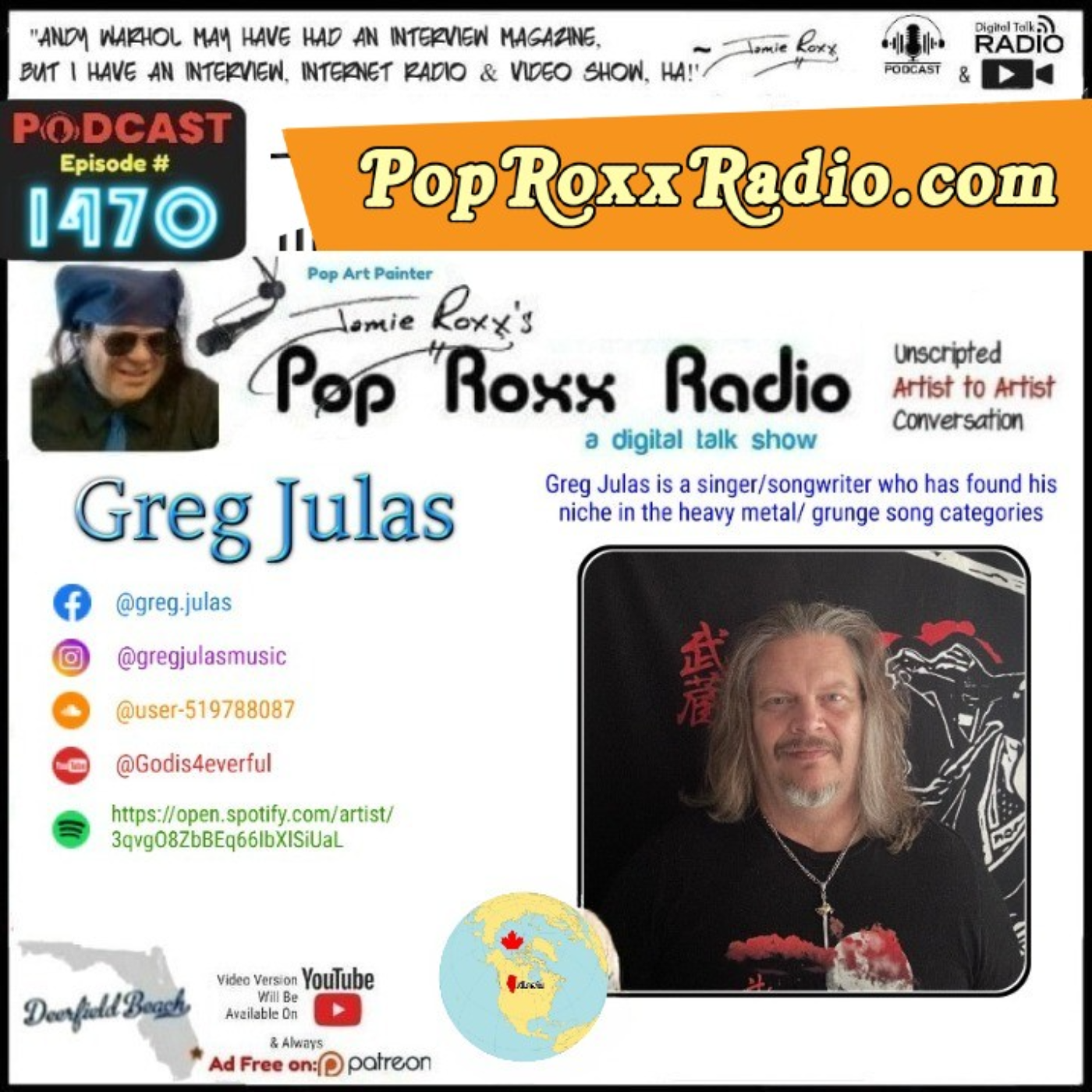 Jamie Roxx\'s Pop Roxx Radio Talk Show